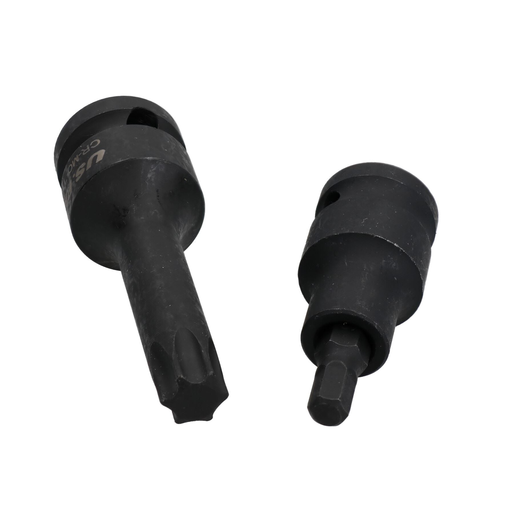 Douilles Torx mâles à impact courtes (53 mm) + longues (78 mm) T55, entraînement 1/2"