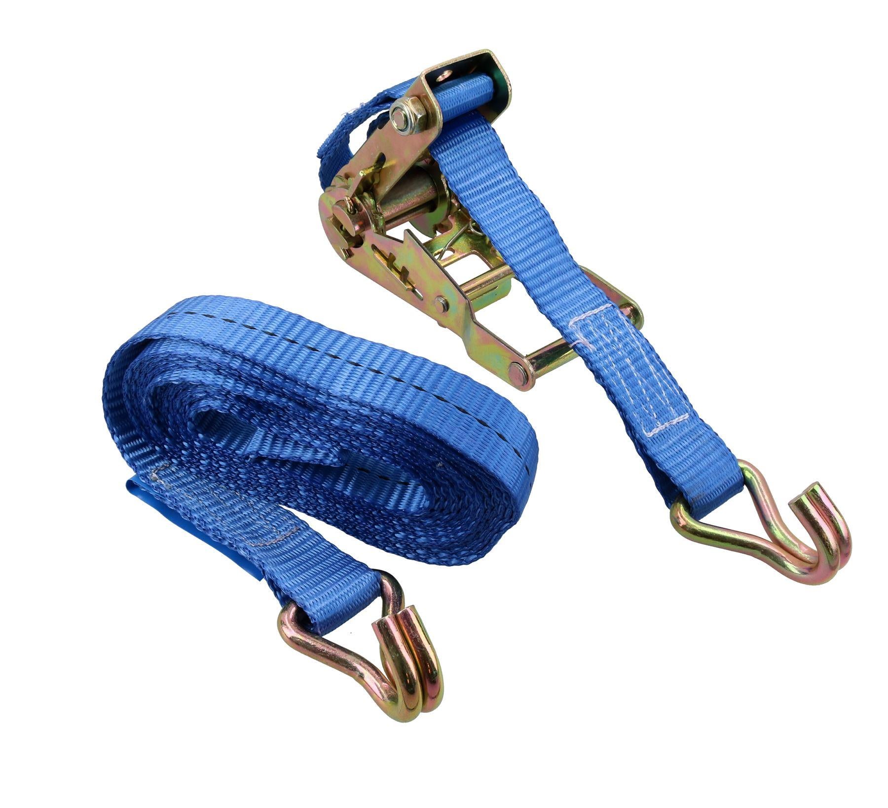 Sangle d'arrimage à cliquet robuste de 4 mètres x 25 mm, 0,4 tonne