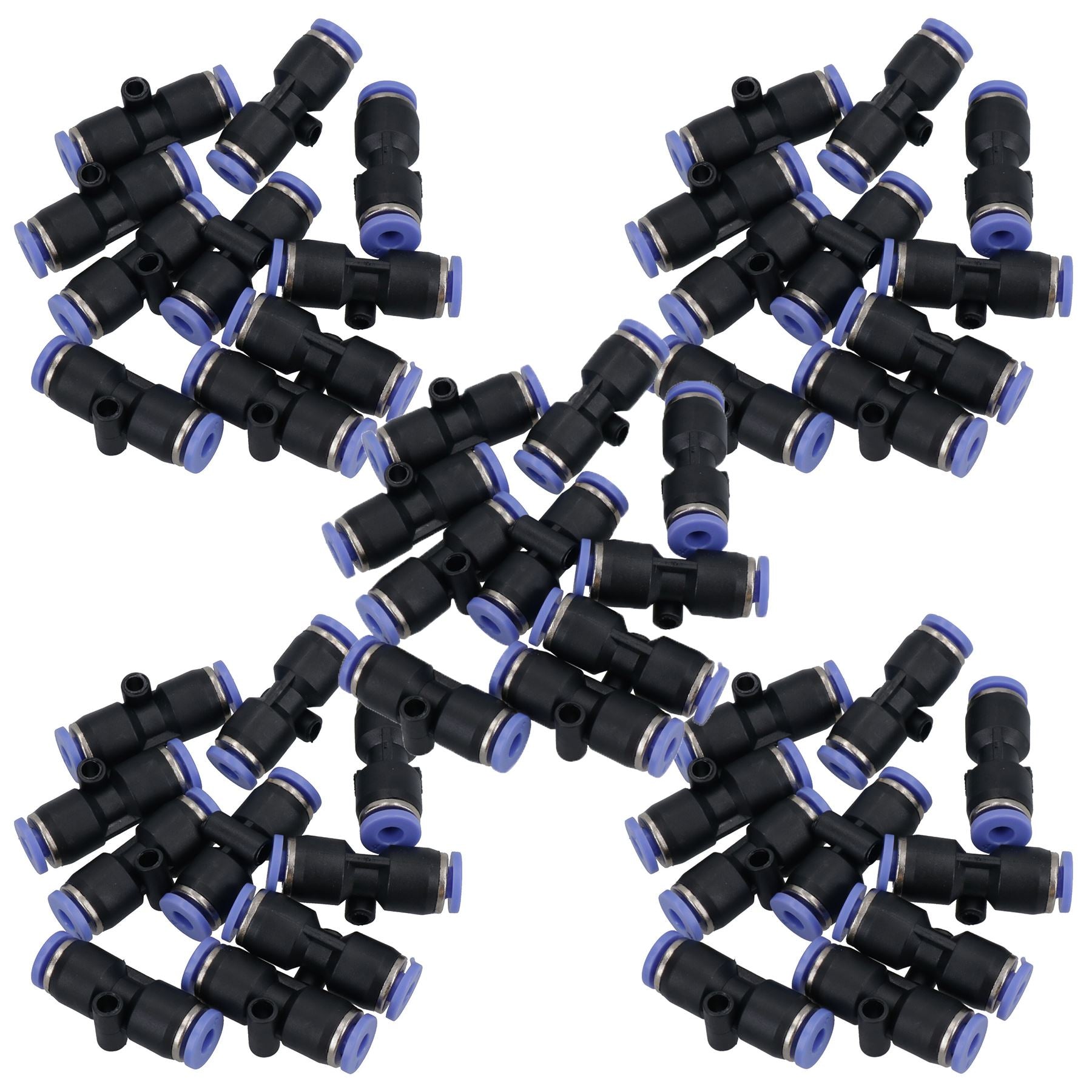 4mm (OD) Pneumatische Luft Gerade Schlauch Rohr Rohr Inline Push-Anschluss Airline