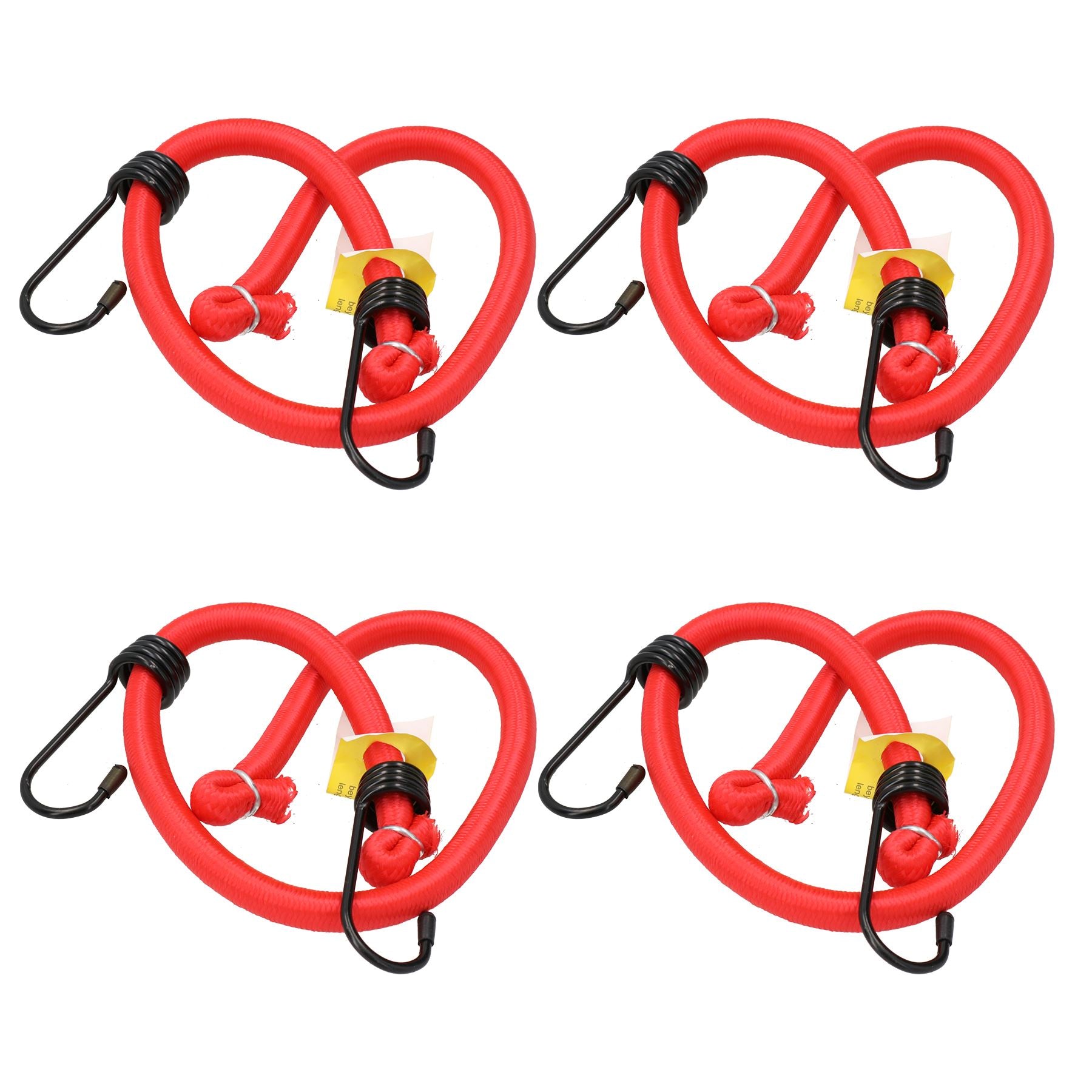 Sangle de fixation robuste en corde élastique de 60 cm / 24 po avec crochets