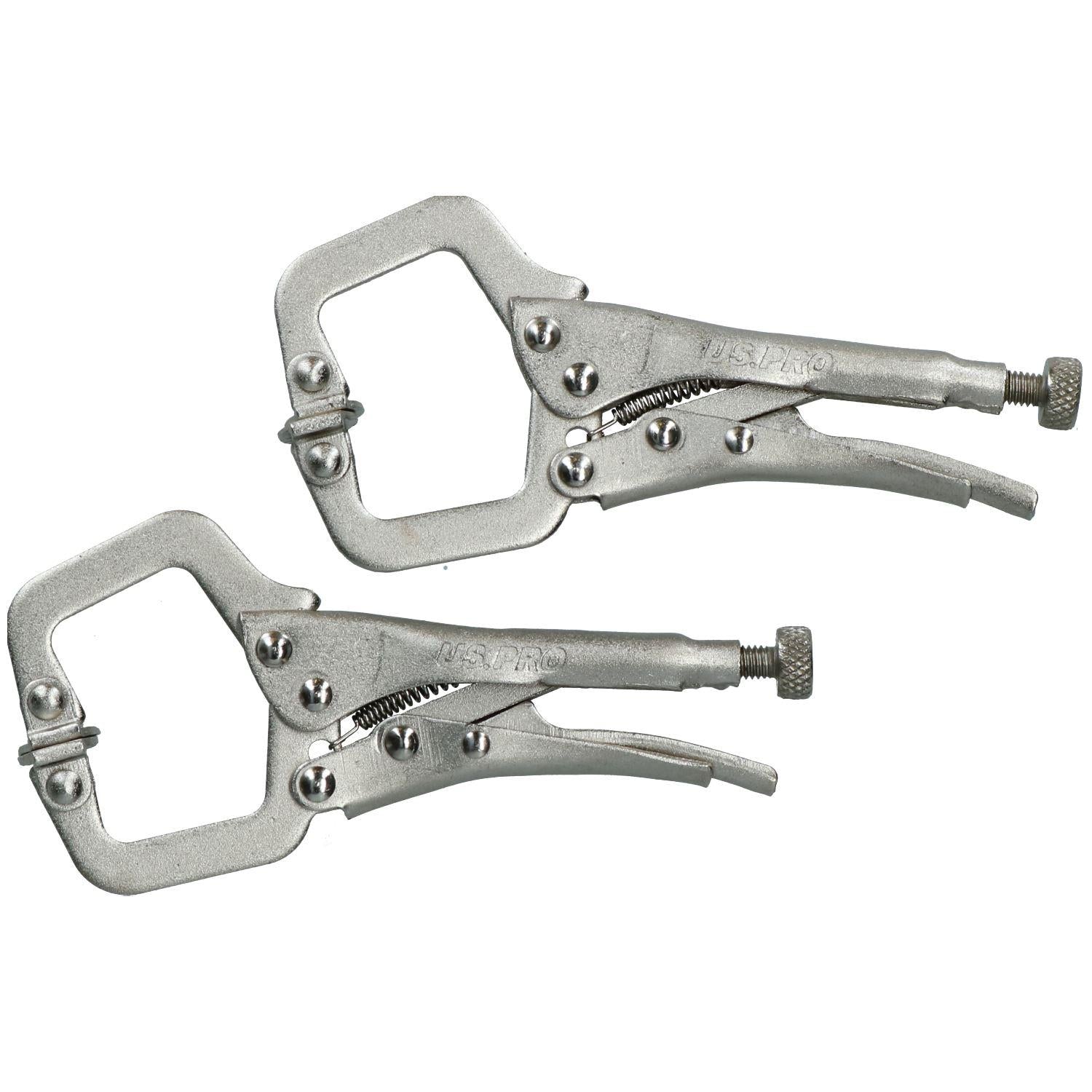 Pinces à sertir en C réglables et verrouillables de 5"/125 mm pour soudage