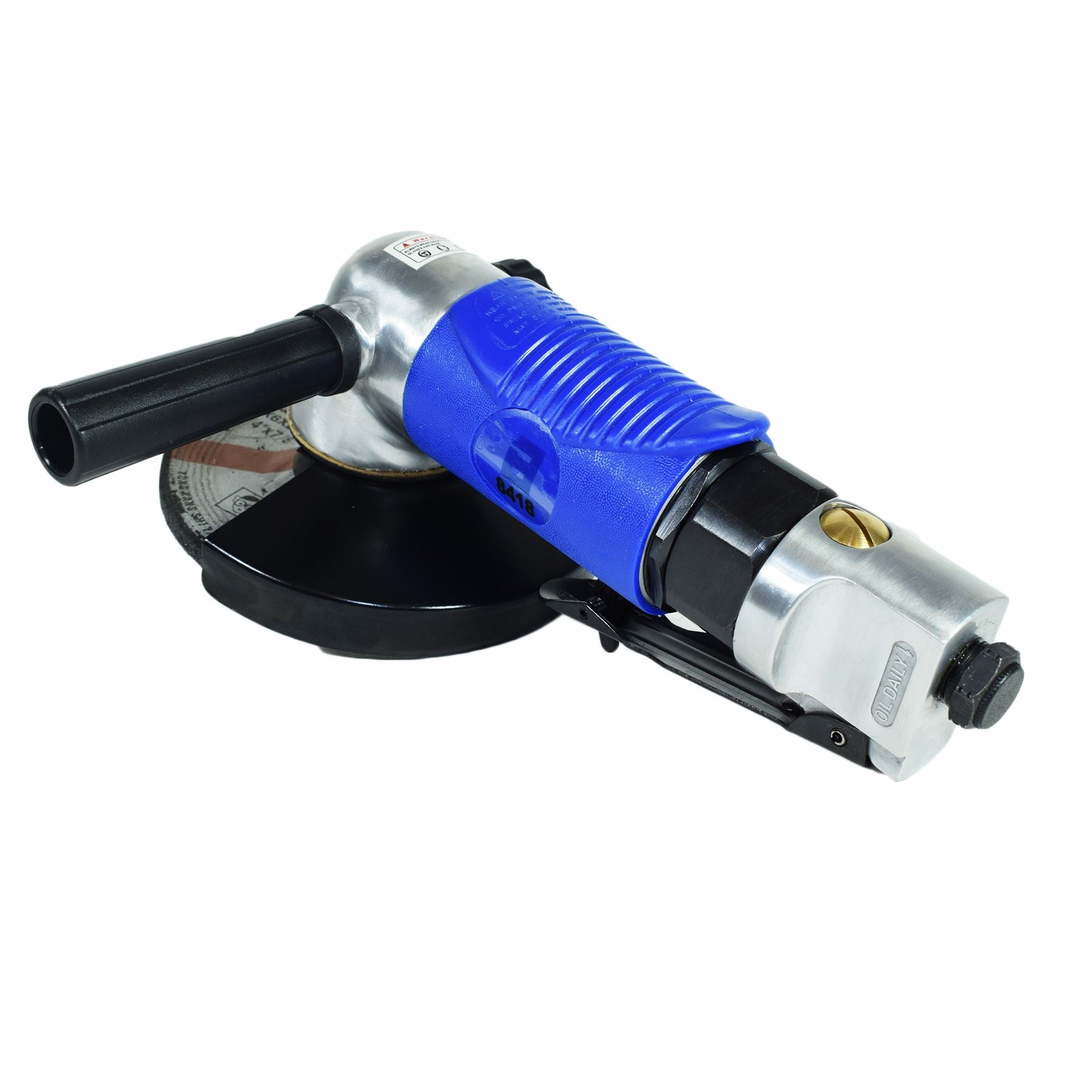 Meuleuse d'angle pneumatique 5" 125 mm, coupe-meulage 10 000 tr/min et disque Bergen