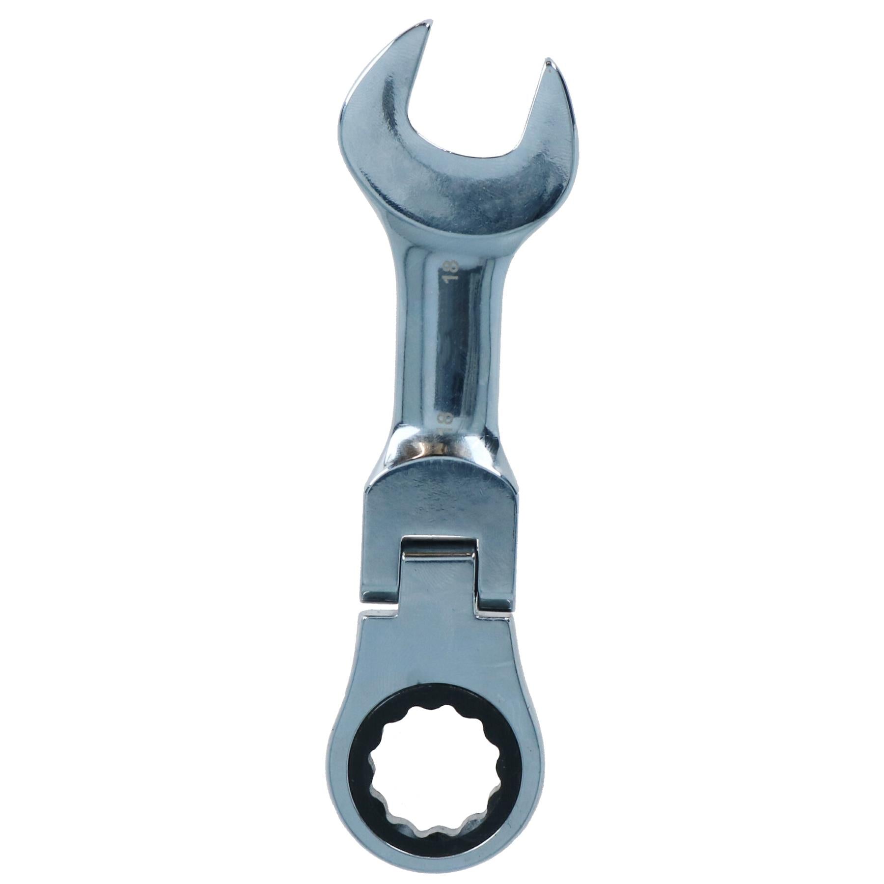 Jeu de clés mixtes à cliquet flexibles courtes métriques MM 8 mm – 19 mm