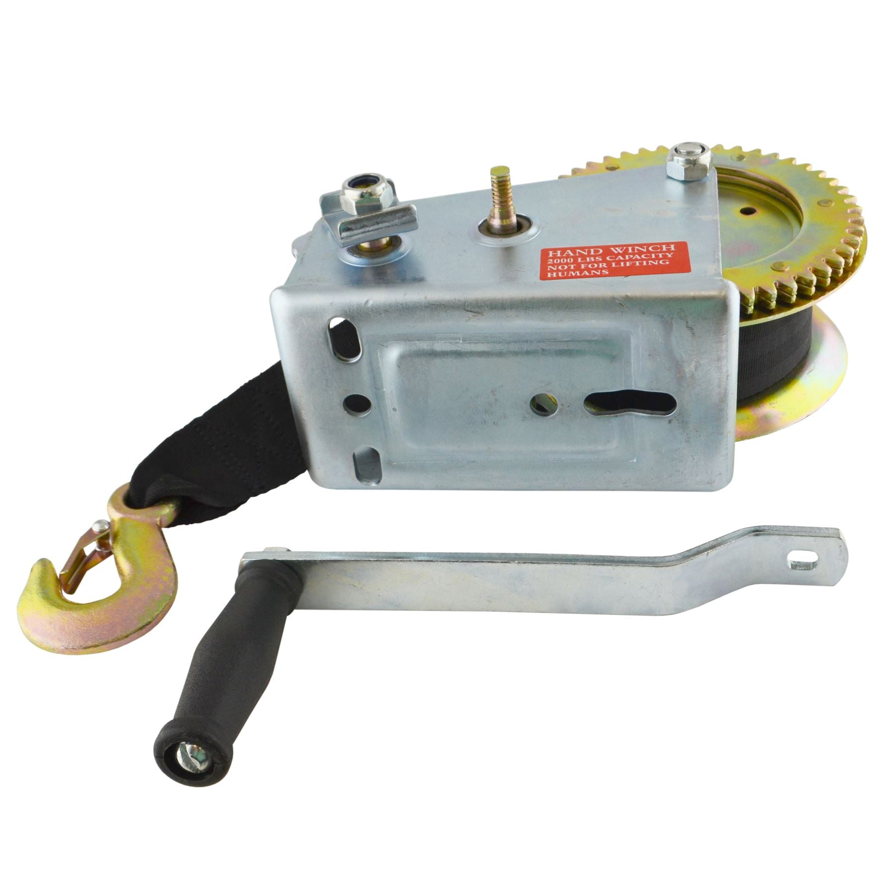 2000LB Hand Strap Winde Boot Caravan Trailer Marine Puller Hoist Getriebe TE826