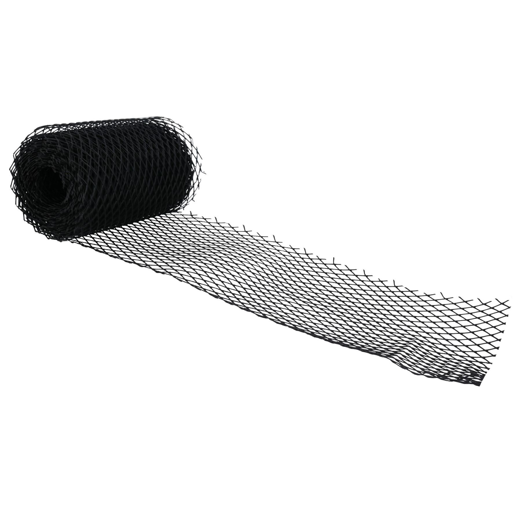 Protection de gouttière en plastique, protection contre les débris de feuilles pour gouttières jusqu'à 16 cm de large