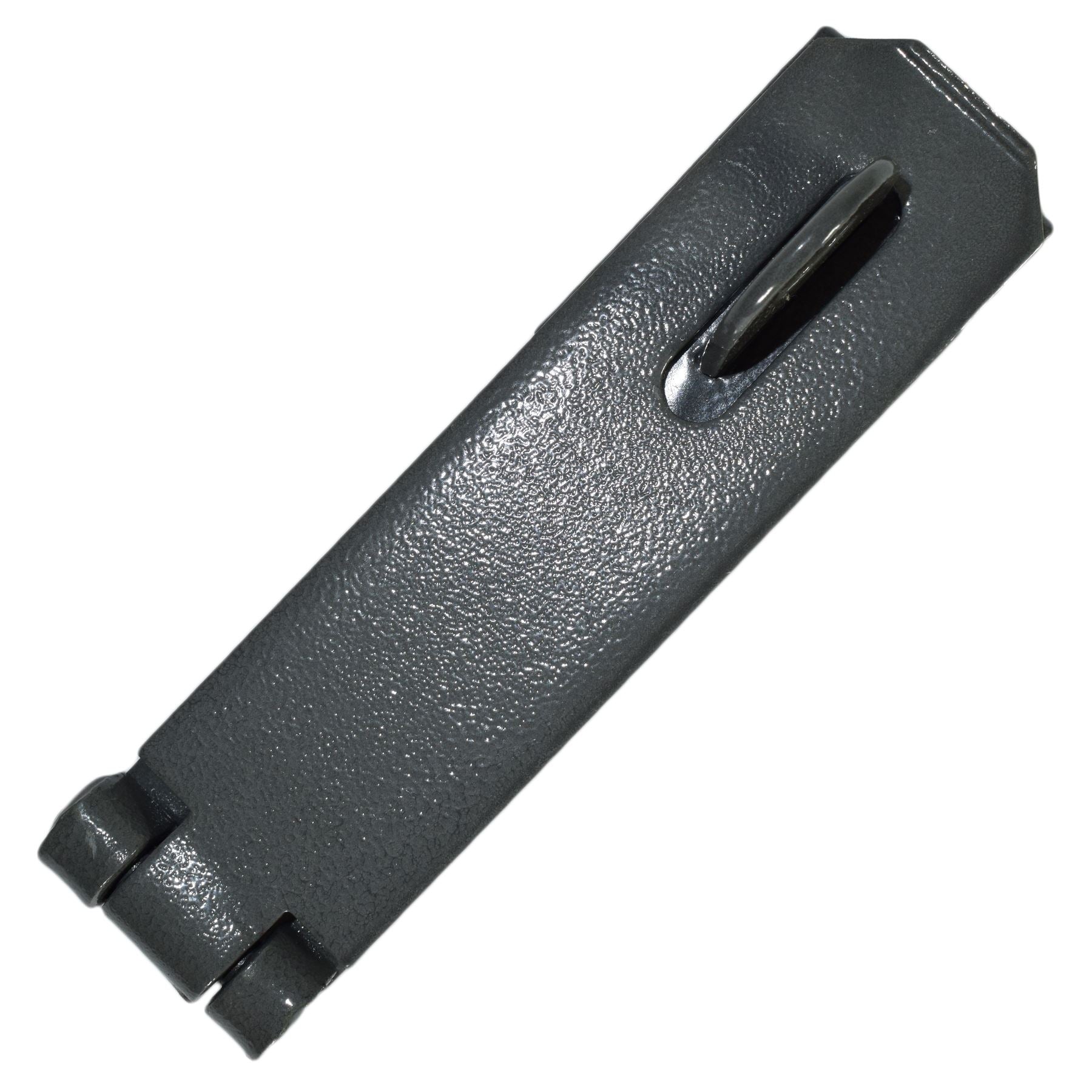 Robuster Sicherheitsaufsatz aus Gusseisen mit Haspe und Klammer für Garage und Schuppen, 17,8 x 5,1 cm