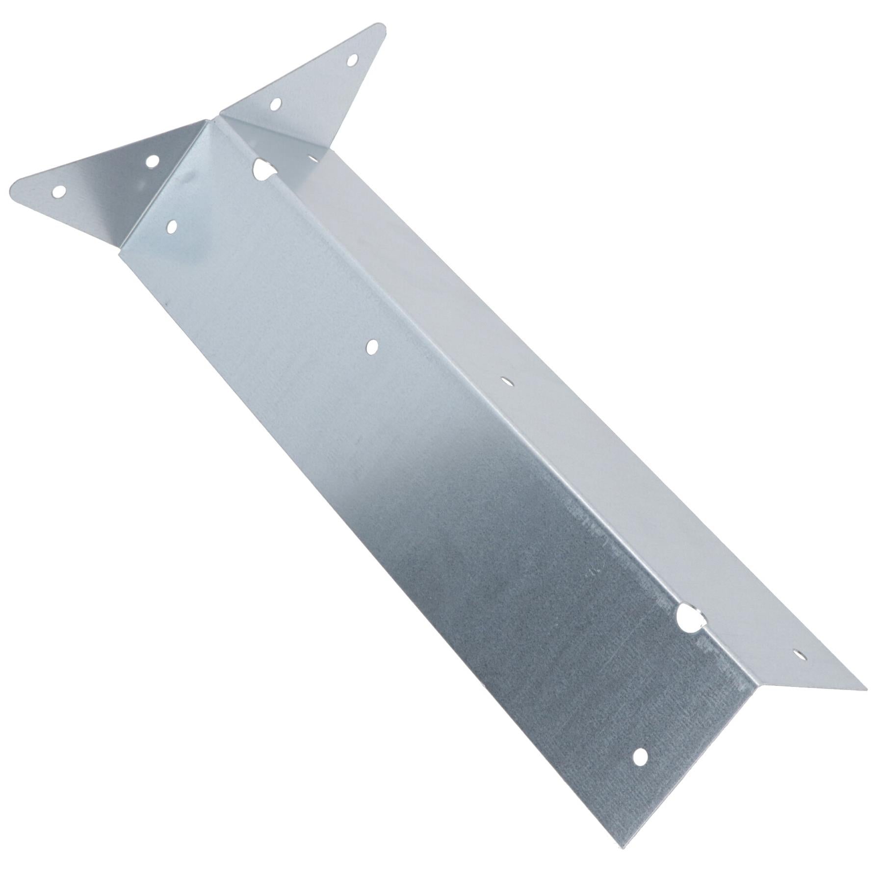 Arris Rail Bracket Fence Post Support Galvanised 100mm, 225mm or 300mm