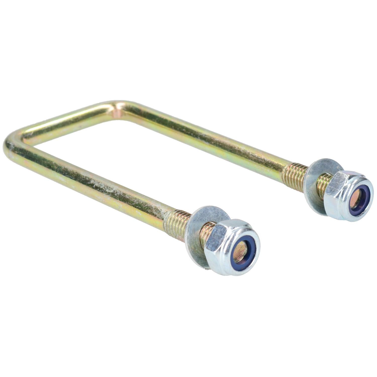 4er-Pack M10 50 mm x 130 mm U-Bolzen N-Bolzen für Anhänger mit Muttern HOCHZUG