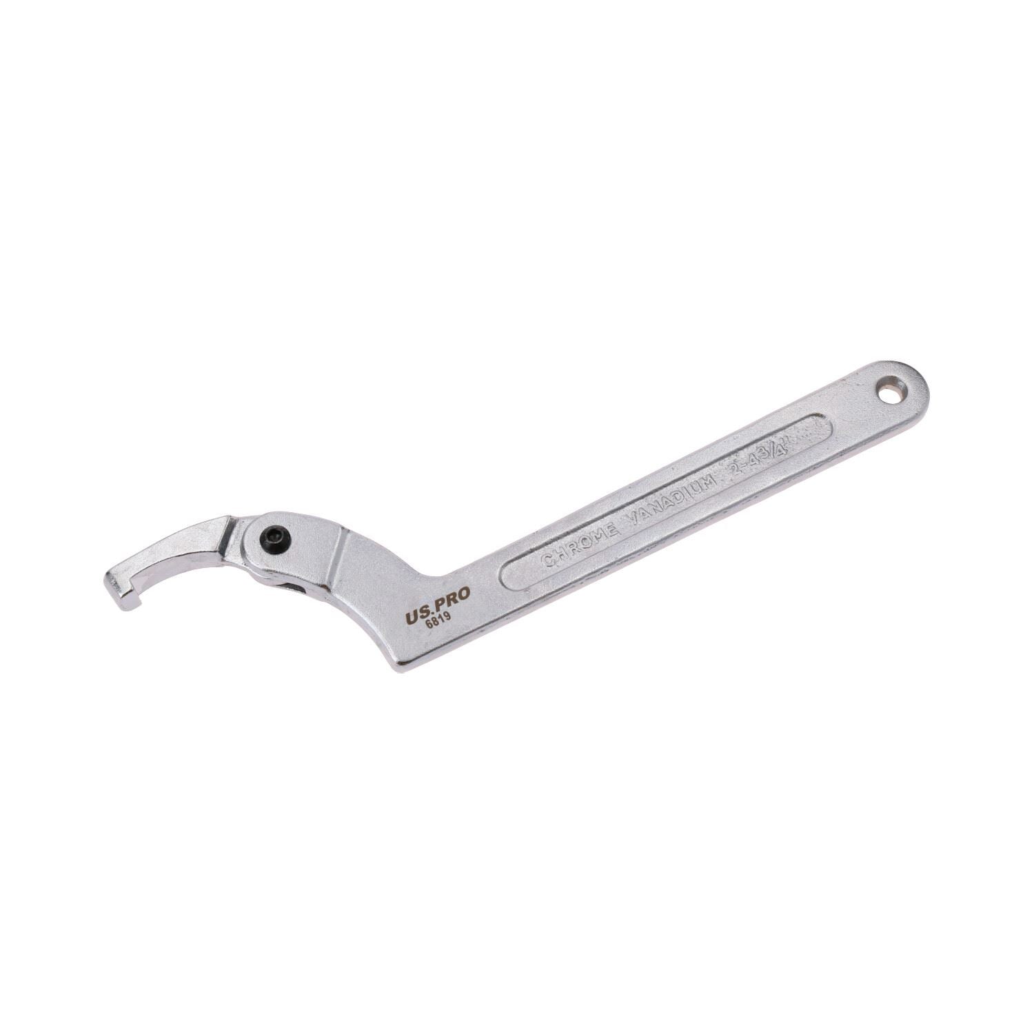 Adjustable Hook Wrench C Spanner 50mm – 120mm For Slotted Retaining Rings