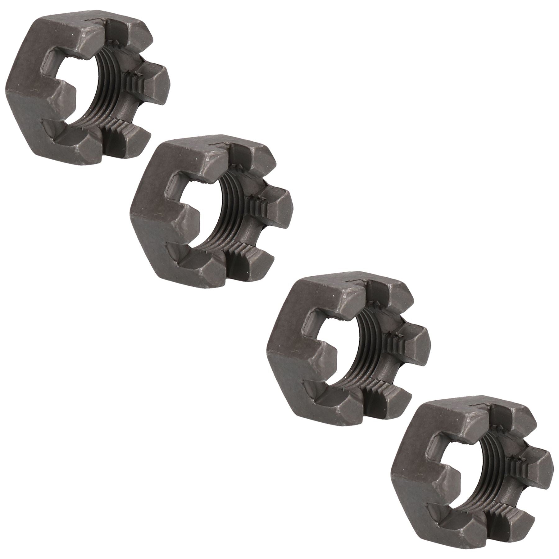 Écrous crénelés à fente UNF 5/8" pour moyeux de remorque Écrous de roulement de moyeu crénelés 4pk