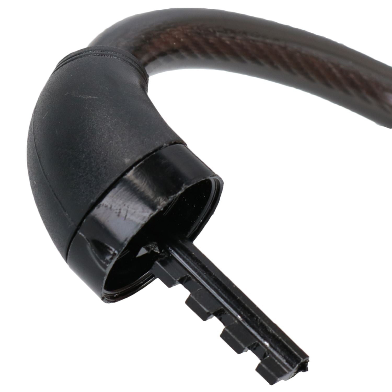 Cadenas à combinaison pour vélo 1,2 m x 12 mm + support de montage Revêtement de sécurité en PVC
