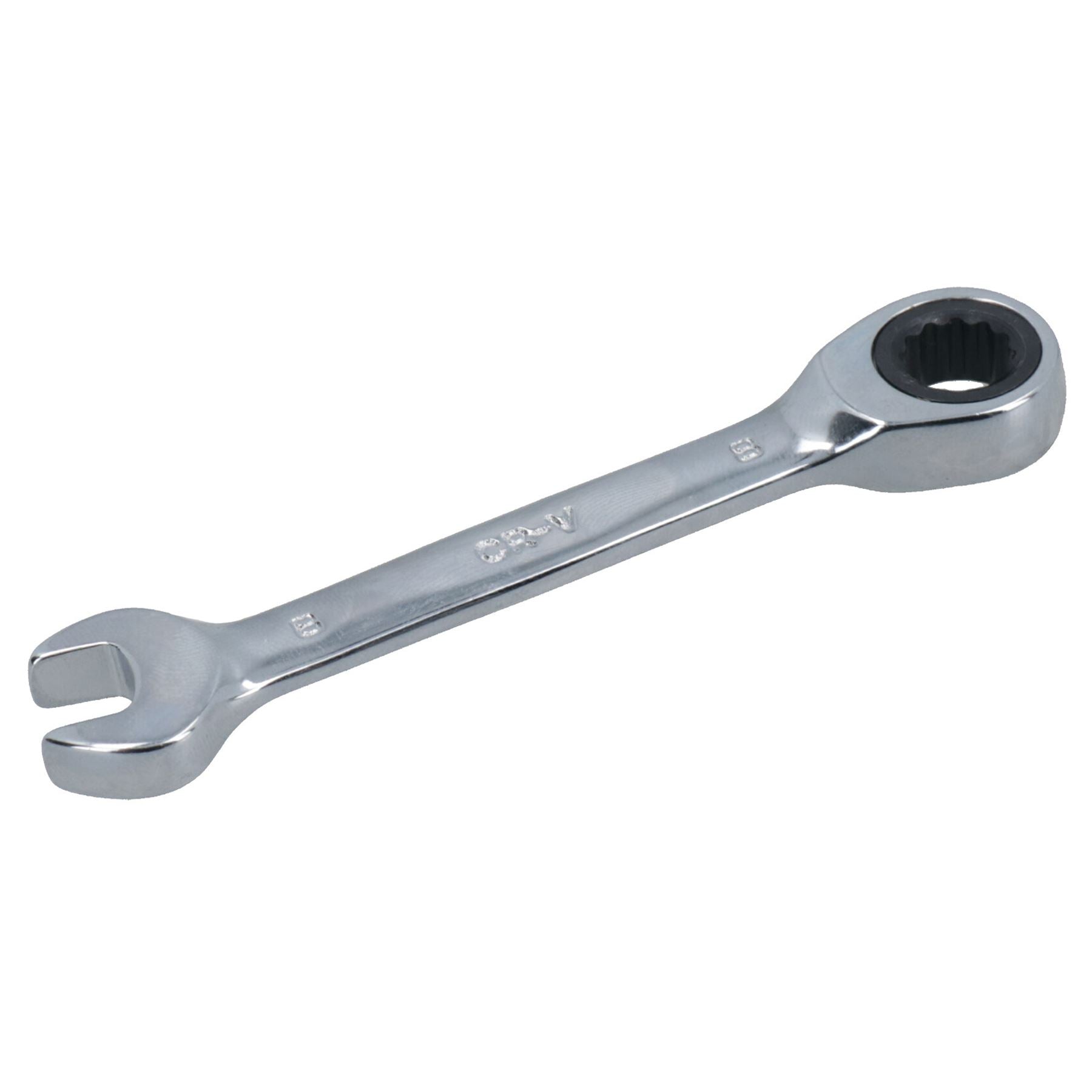 Clé mixte à cliquet courte métrique MM 72 dents 8 mm – 19 mm
