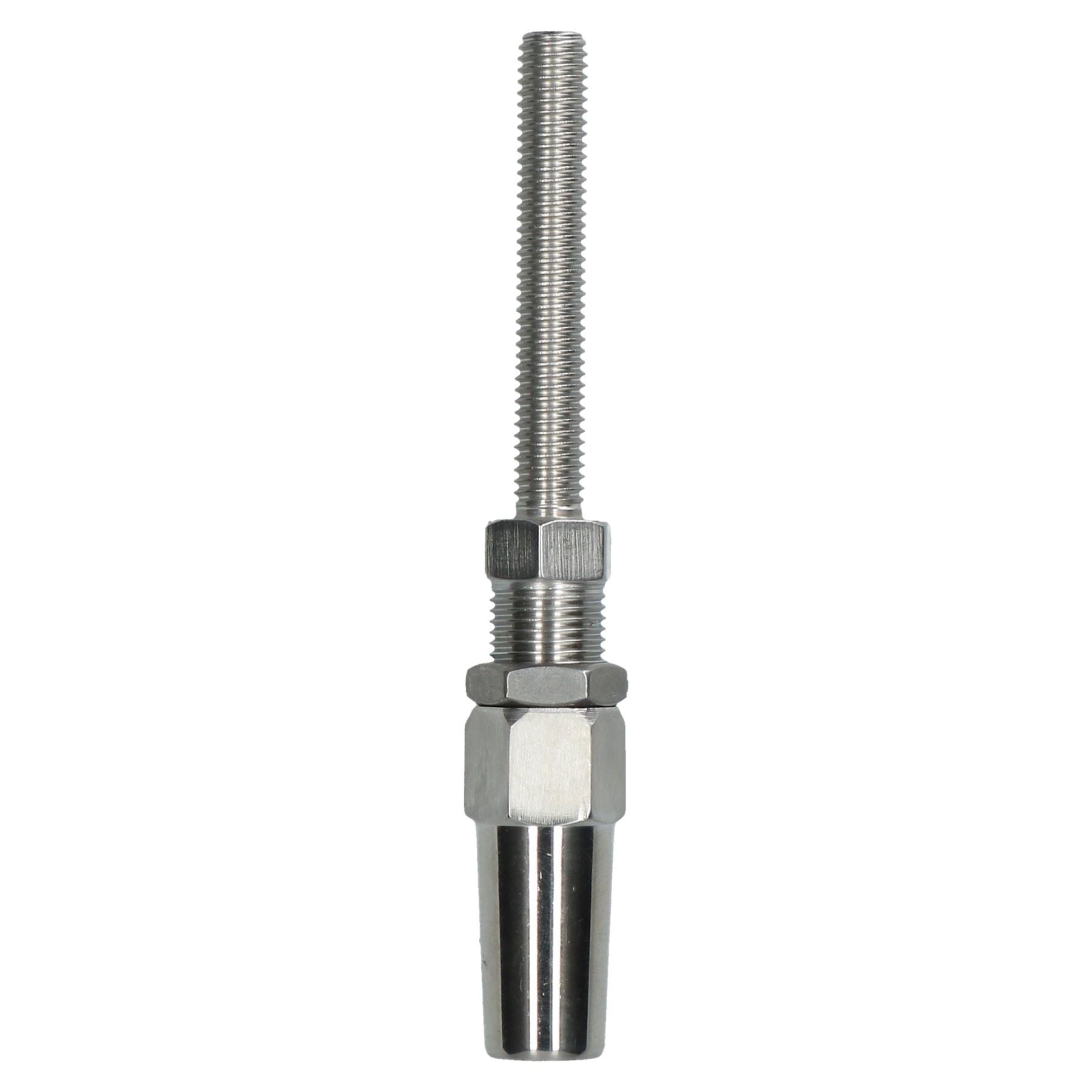 Raccord de câble métallique DIY Raccord d'extrémité de gréement sans emmanchement en acier inoxydable 316