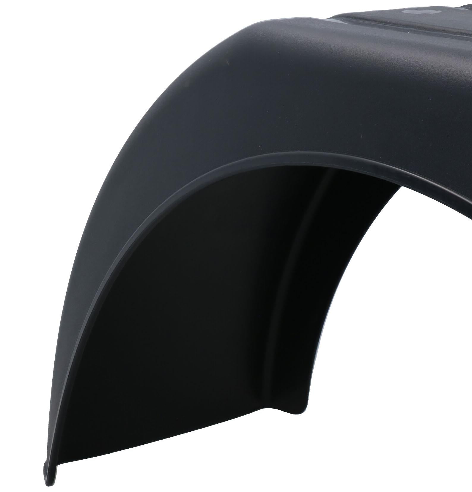 Garde-boue pour roues de remorque 8" en plastique simple / aile / garde-boue moulé par injection