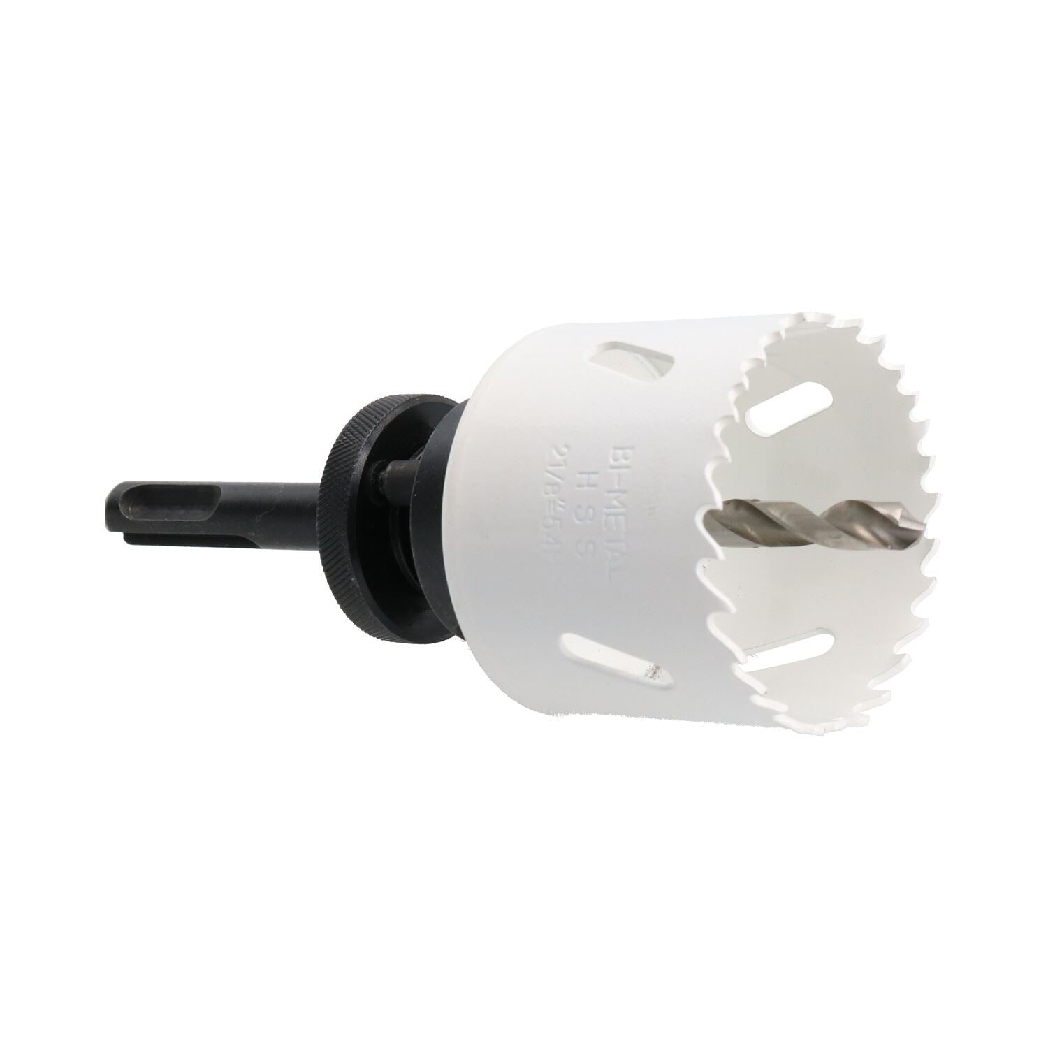 SDS-Plus-Dorndornaufsatz, komplett mit HSS-Lochsäge, 32 mm – 152 mm