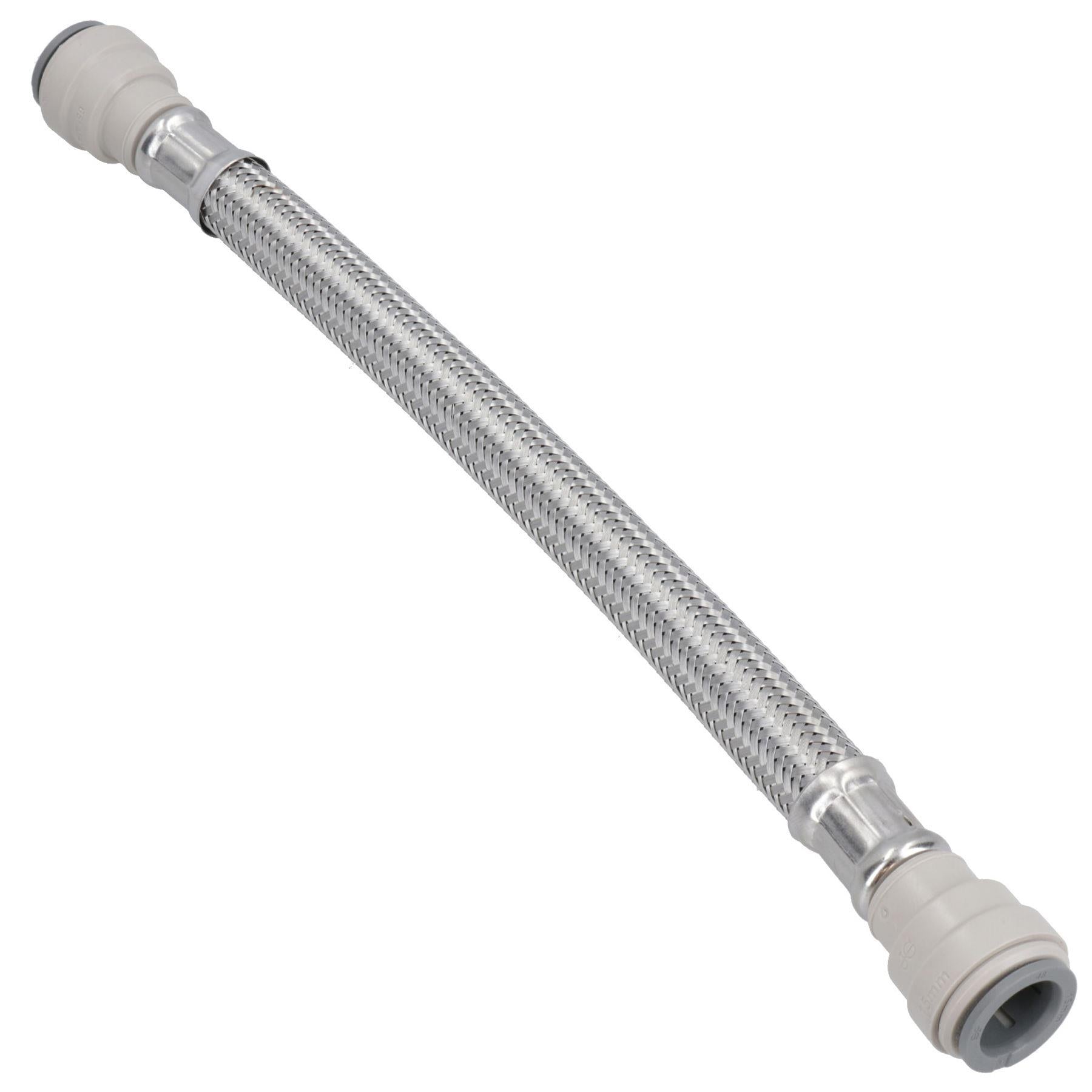 Connecteur de robinet tressé Easy Fit de 15 mm ou 22 mm à emboîtement rapide, longueur de 300 mm