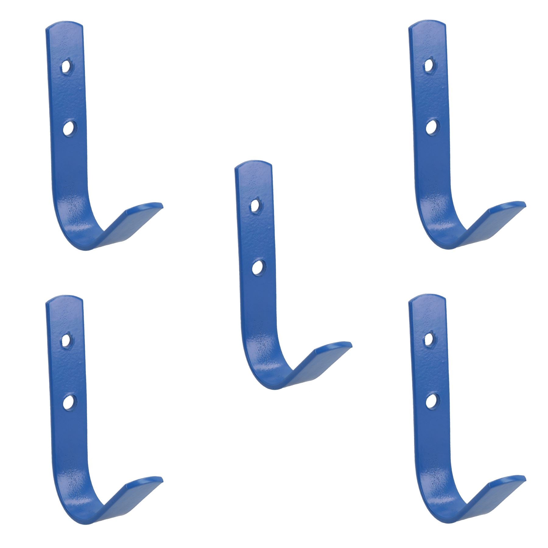 5er-Pack robuste blaue Allzweckhaken für Reitställe