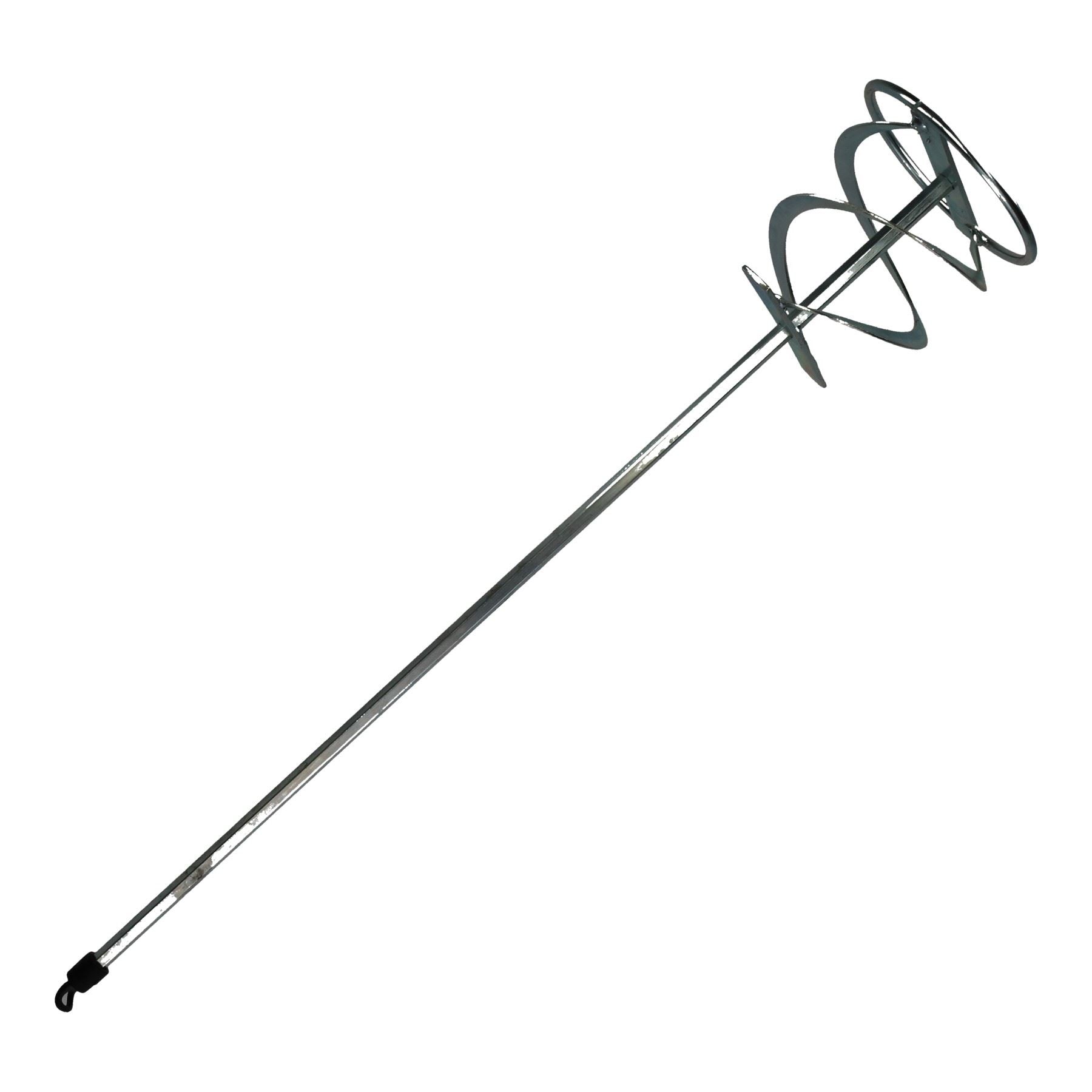Palette de mélange galvanisée 600 x 120 mm Agitateur de peinture Ciment Plâtre Vernis Perceuse