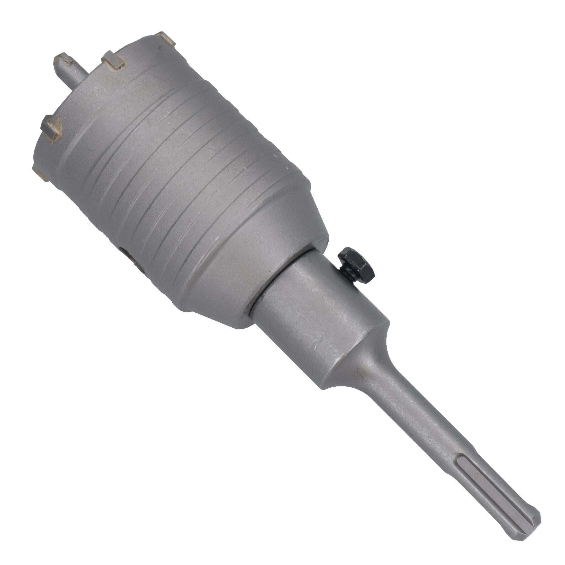 Adaptateur de foret à carotter de 50 mm + foret pilote pour brique, maçonnerie, béton, pointe TCT