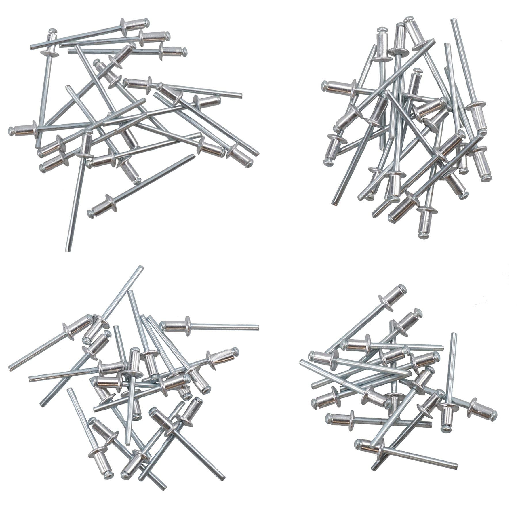 Riveteuse manuelle Pop Pot Rivet avec 75 rivets en aluminium 2,4 / 3,2 / 4,0 / 4,8 mm TE559