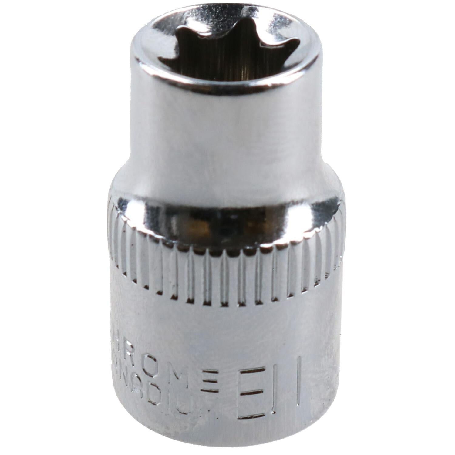 Female Torx Socket Star Bit Standard External Chrome Vanadium