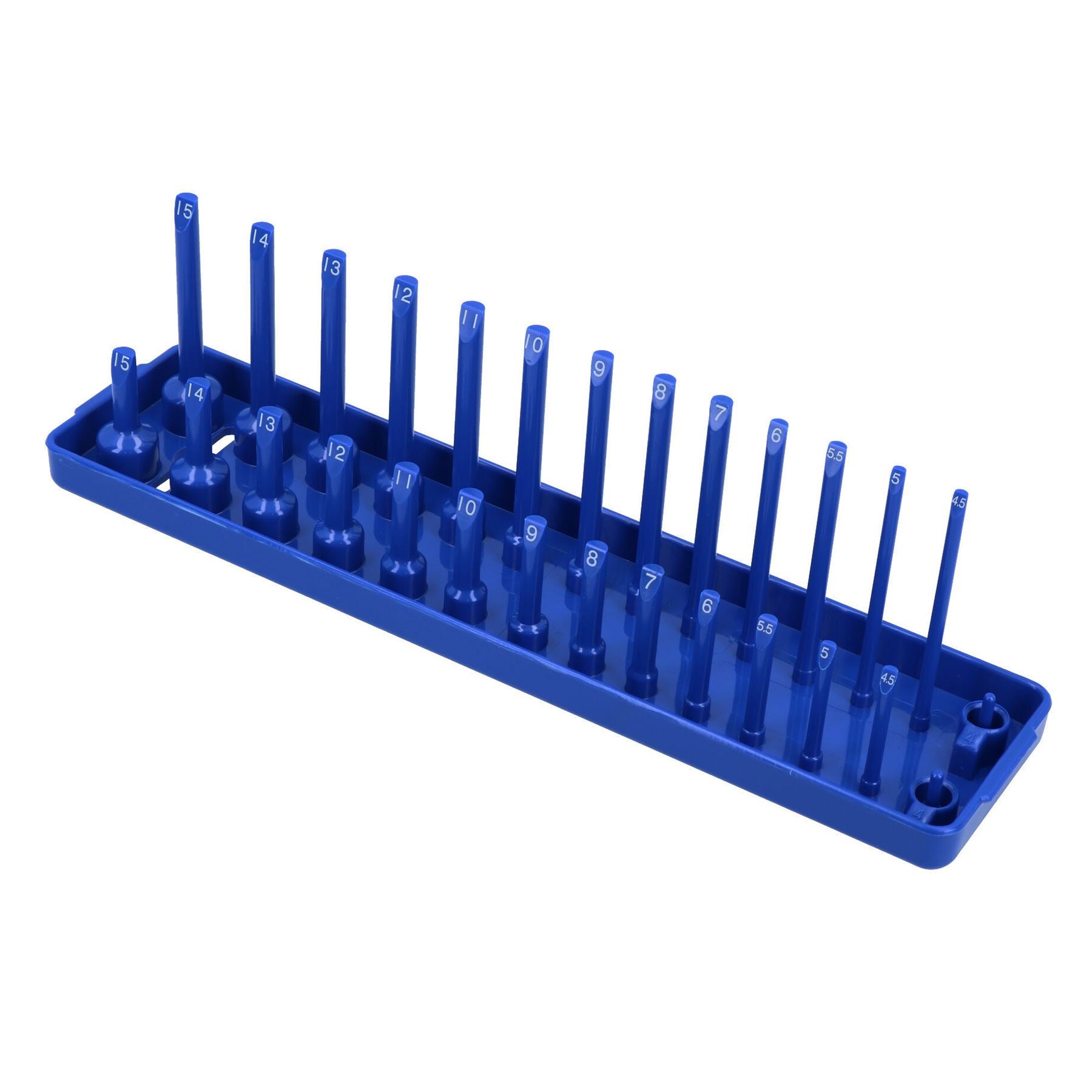 Support de plateau à douilles pour douilles profondes peu profondes métriques 1/4", 3/8", 1/2" AT348