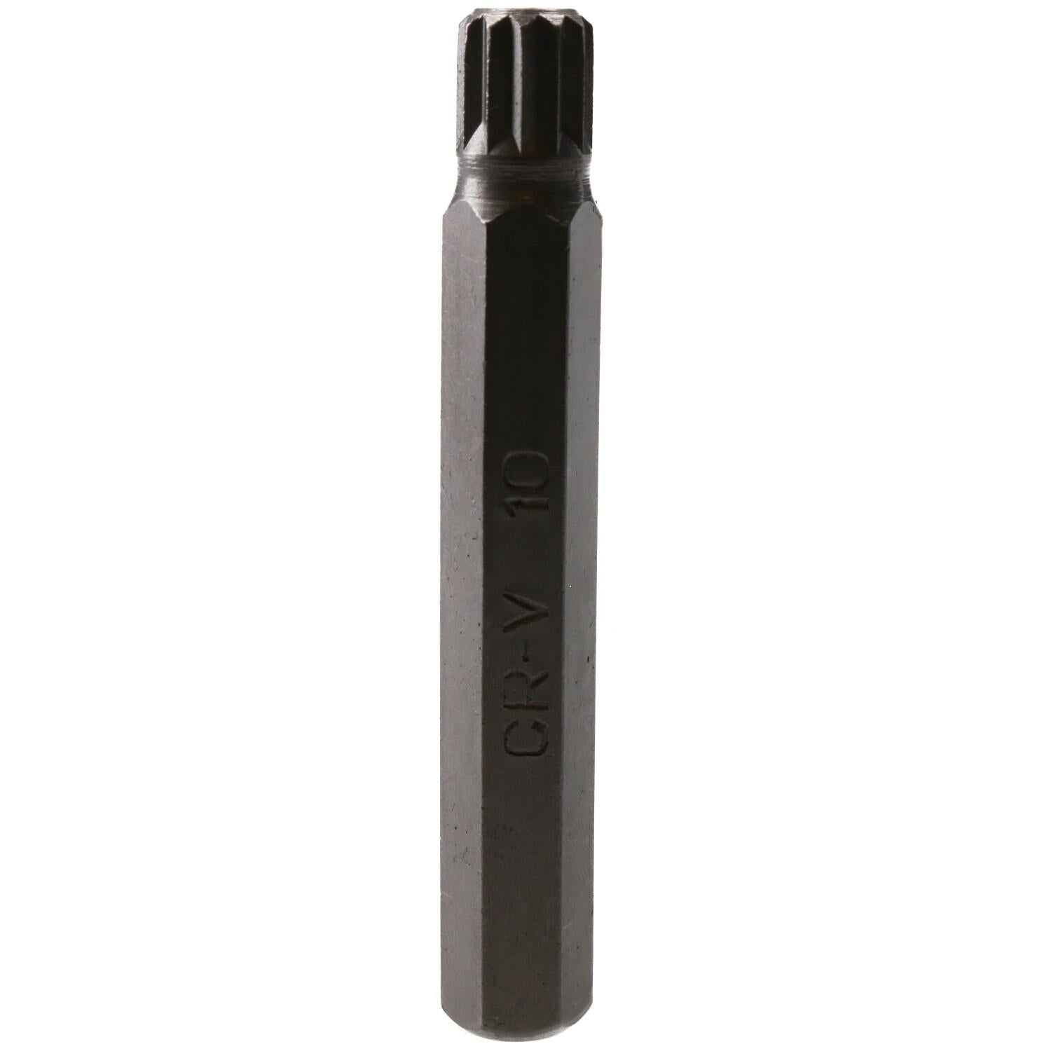 Embouts à triple carré cannelé M5 – M12 avec tige de 10 mm et longueur de 30 mm ou 75 mm