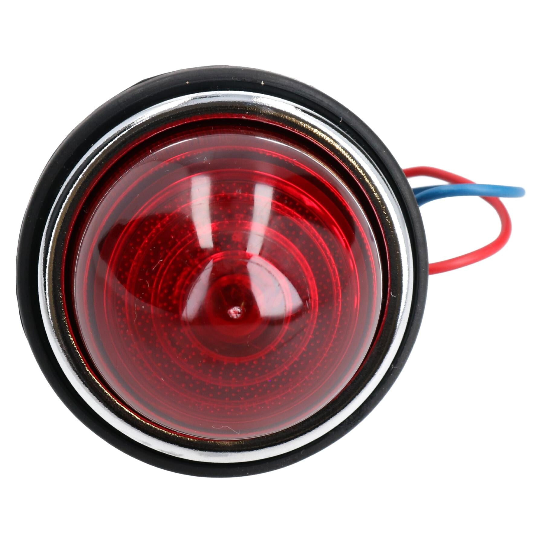 Feu arrière latéral et feu stop 12 V pour voiture classique, remorque, caravane, rouge