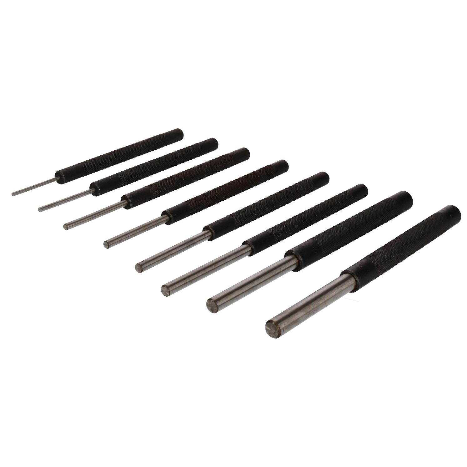 Jeu de poinçons à goupille, poinçons parallèles à dérive métriques 2,4 mm - 9,5 mm, ensemble de 8 pièces