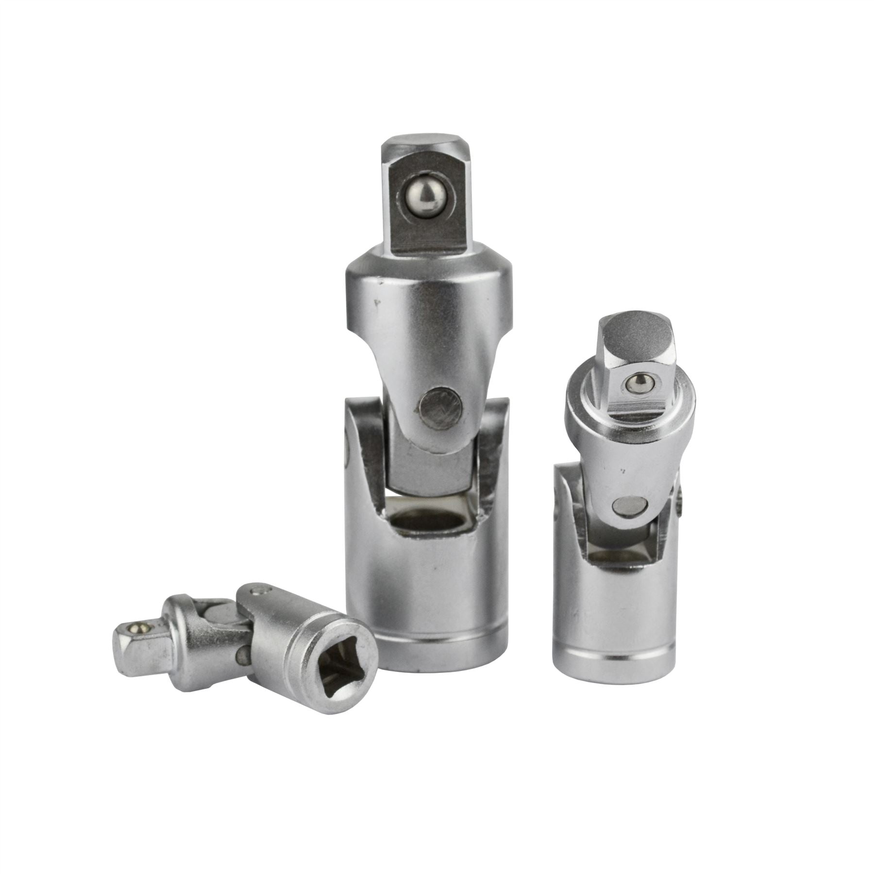 Jeu de 3 joints universels UJ Barre d'extension d'angle à cliquet 1/4" 3/8" 1/2" TE733