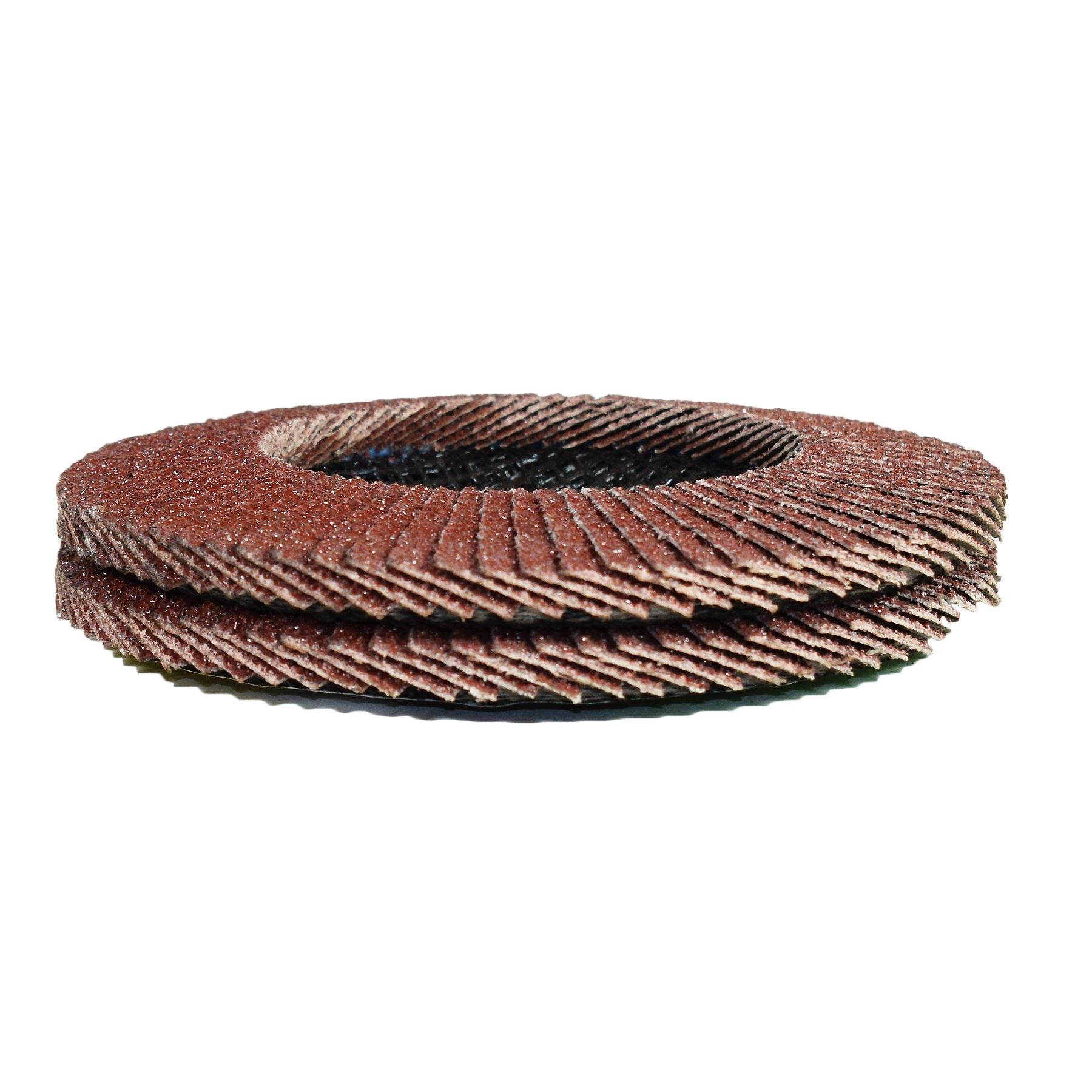 2 x Fächerscheiben mit Körnung 40 zum Schleifen und Rosten, für 4-1/2 Zoll (115 mm) Schleifer