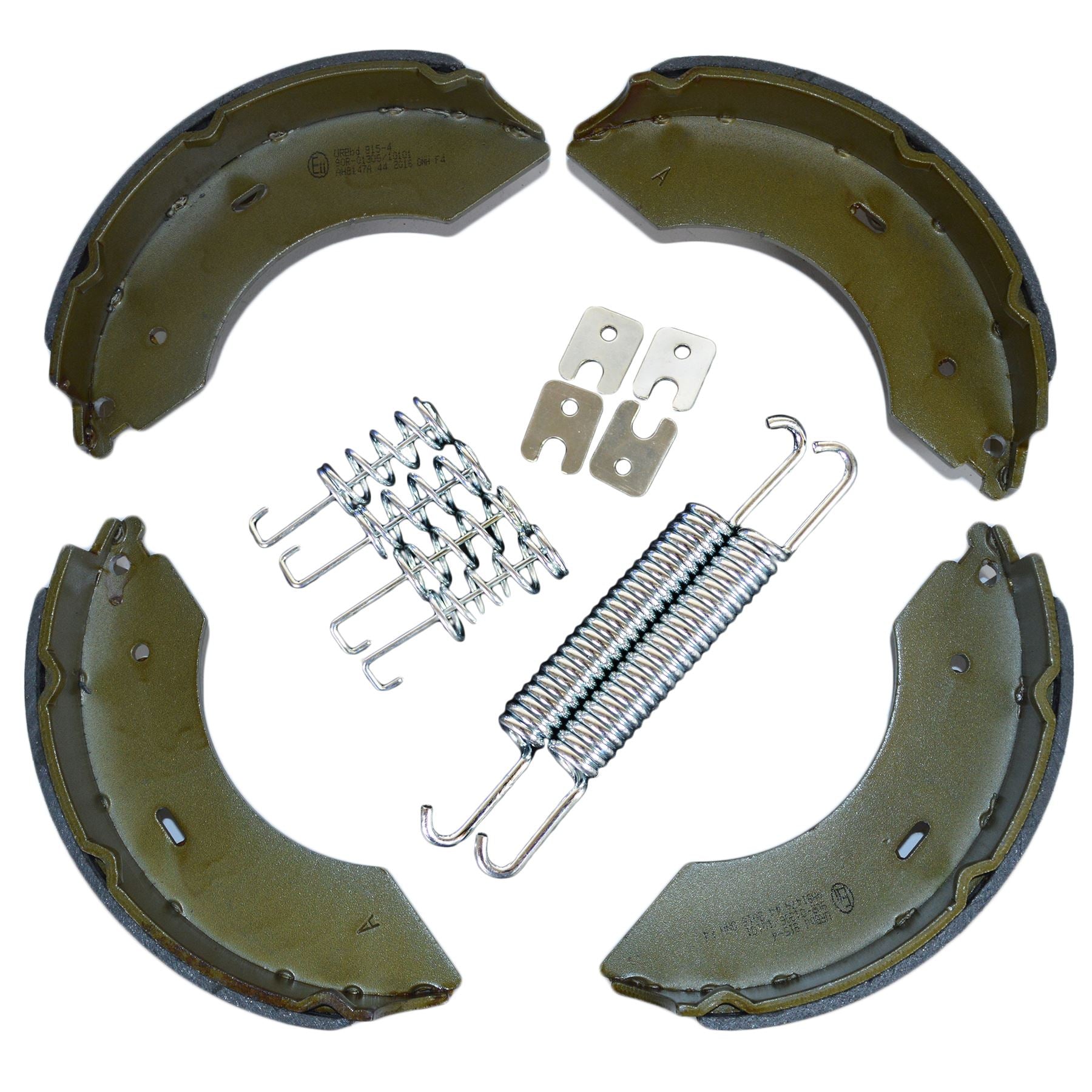 Brake Shoe & Cable Full Refurb Kit for Indespension Dipper 3 & 4 Boat Trailer