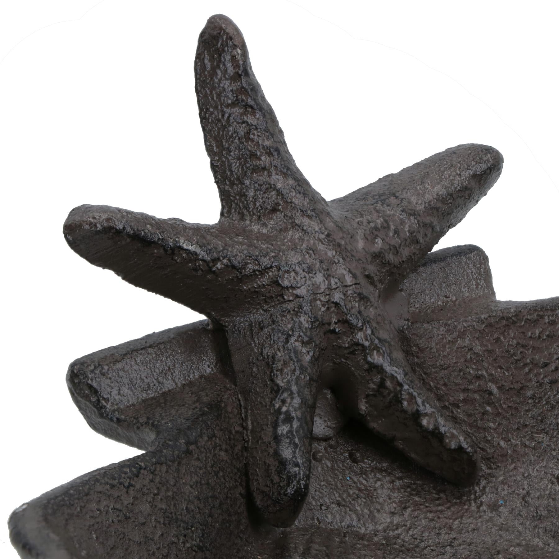 Starfish On Shell Soap Dish Bar Holder Seaside Vibe Bathroom Toilet Beach