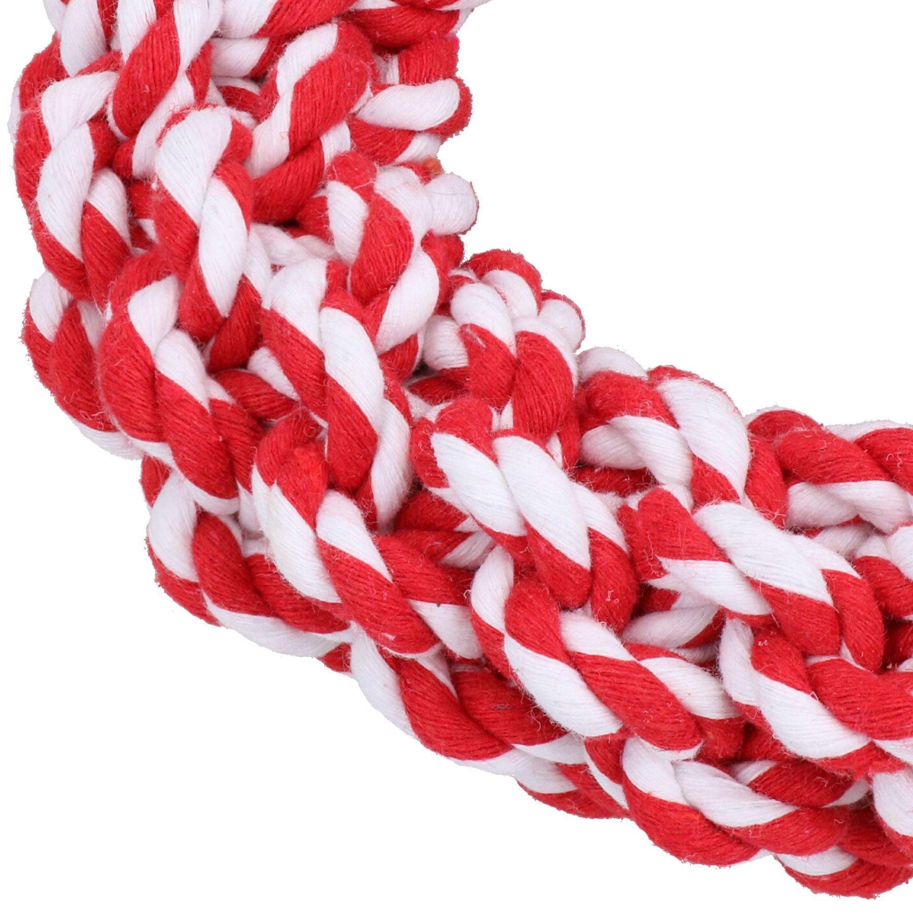 Jouet couineur en peluche avec anneau Knottie pour chien, cadeau de Noël, cochon dans une couverture