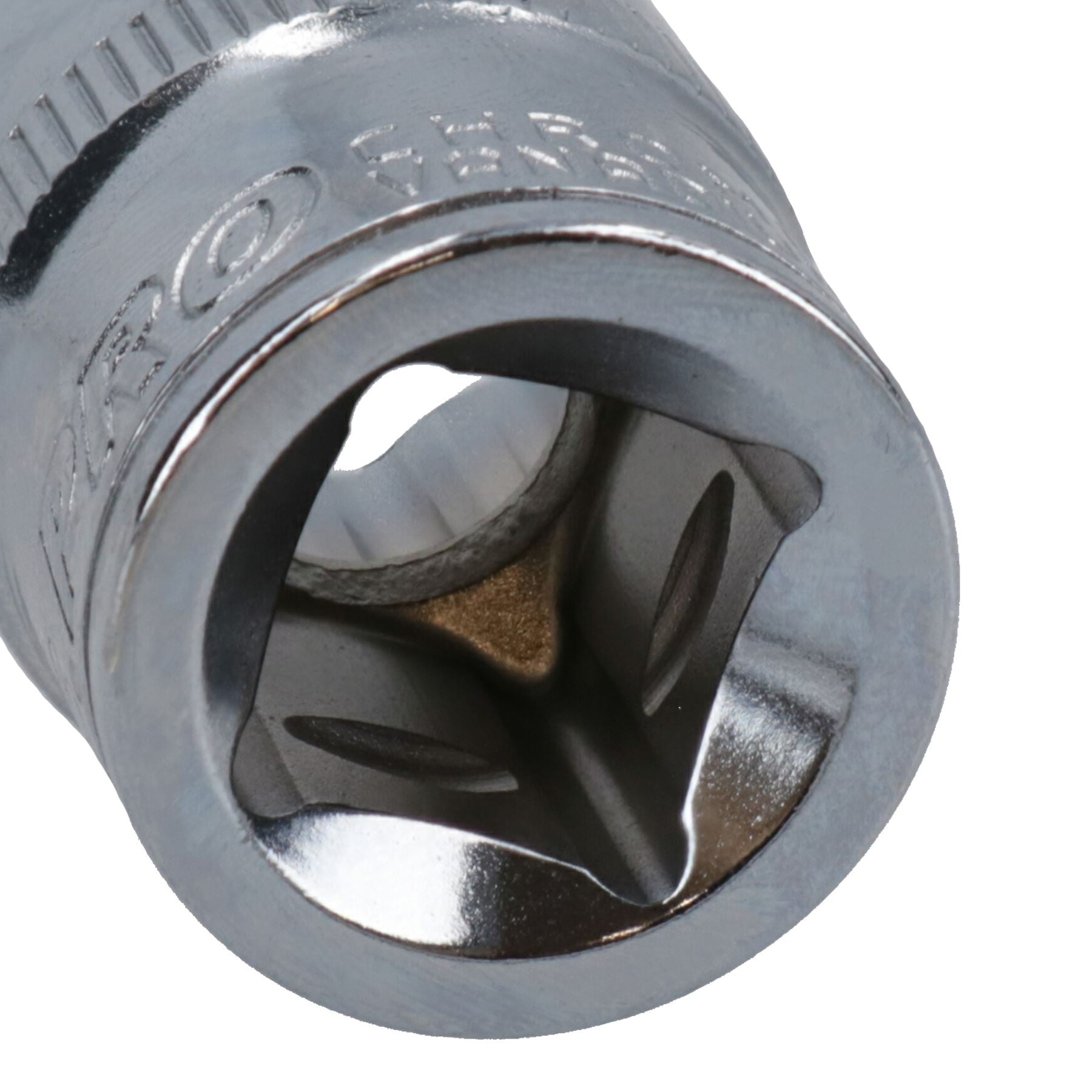1/2in Drive Shallow Metric MM Socket 12 Sided Bi-Hex with Knurled Ring