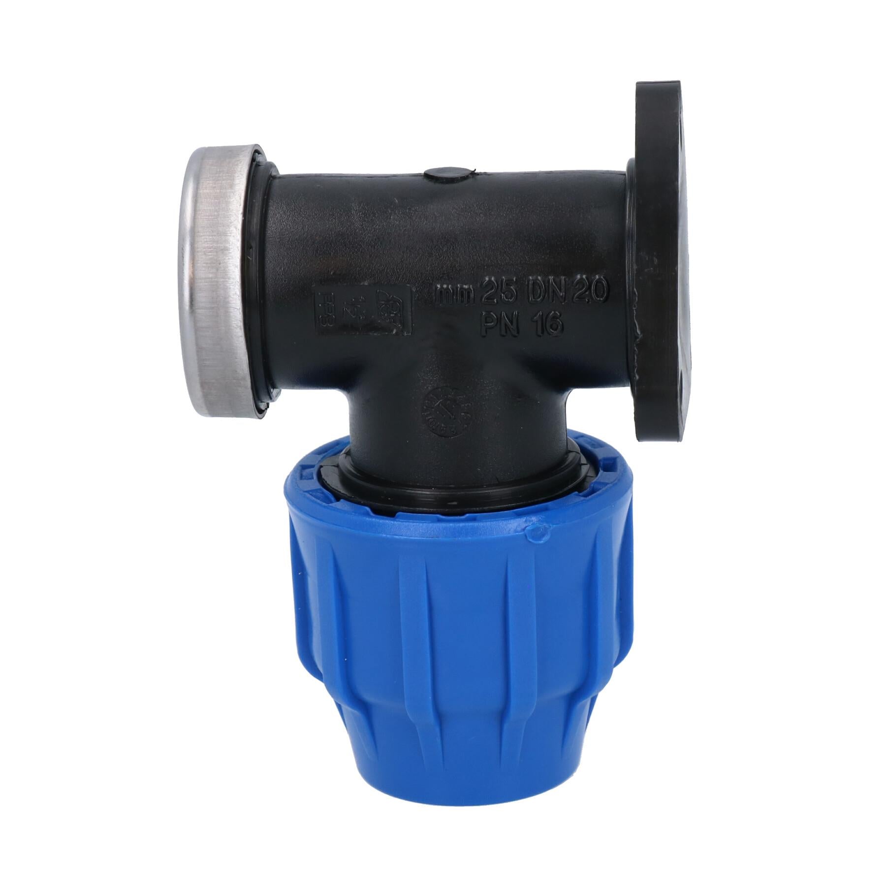 1/2 "schlauch Barb Schwanz Bib Tap Outdoor Wasser Wand Platte Ellenbogen Montieren 25mm Rohr
