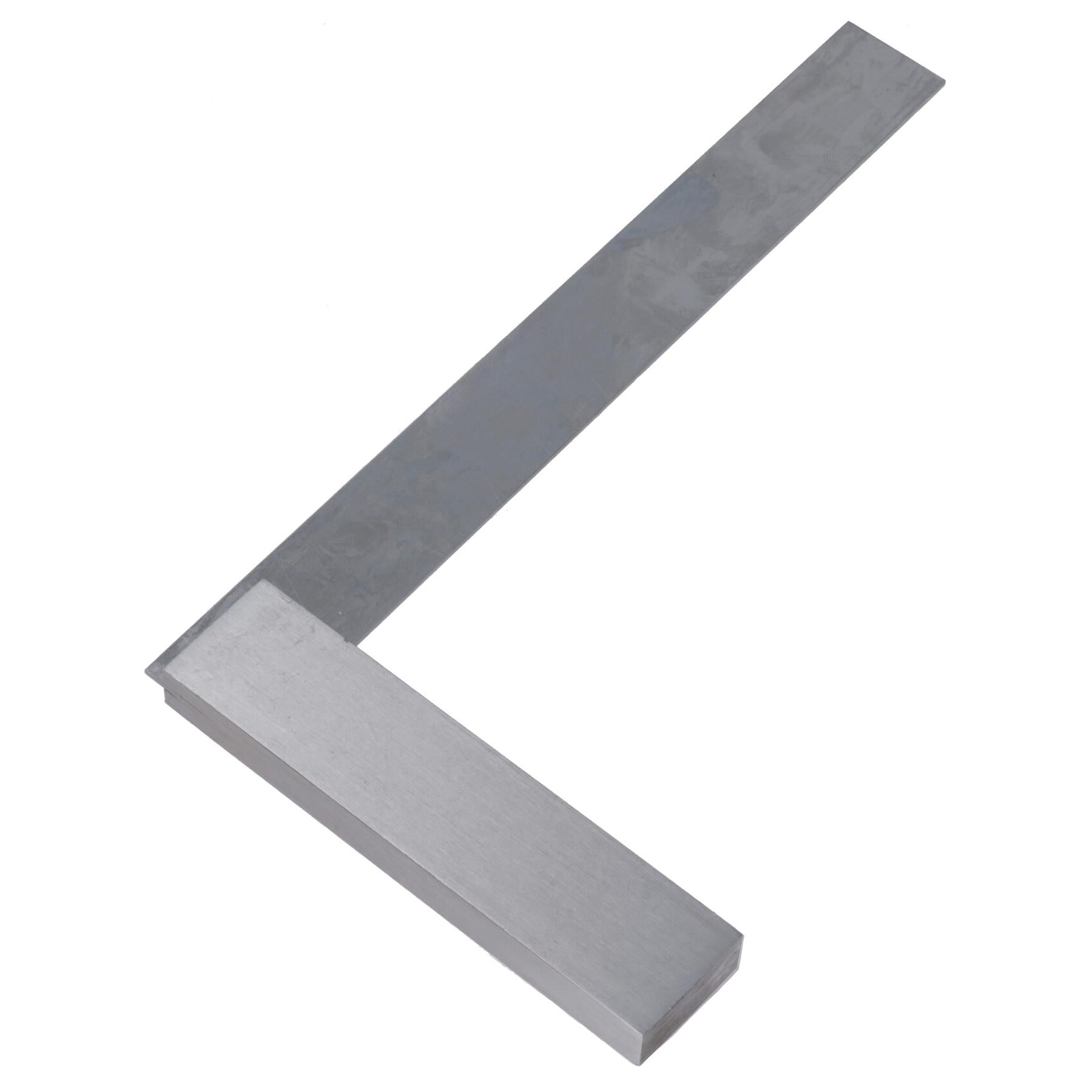 Équerre à angle droit 3 + 8 pouces 75 / 200 mm pour ingénieur, bord droit en acier inoxydable