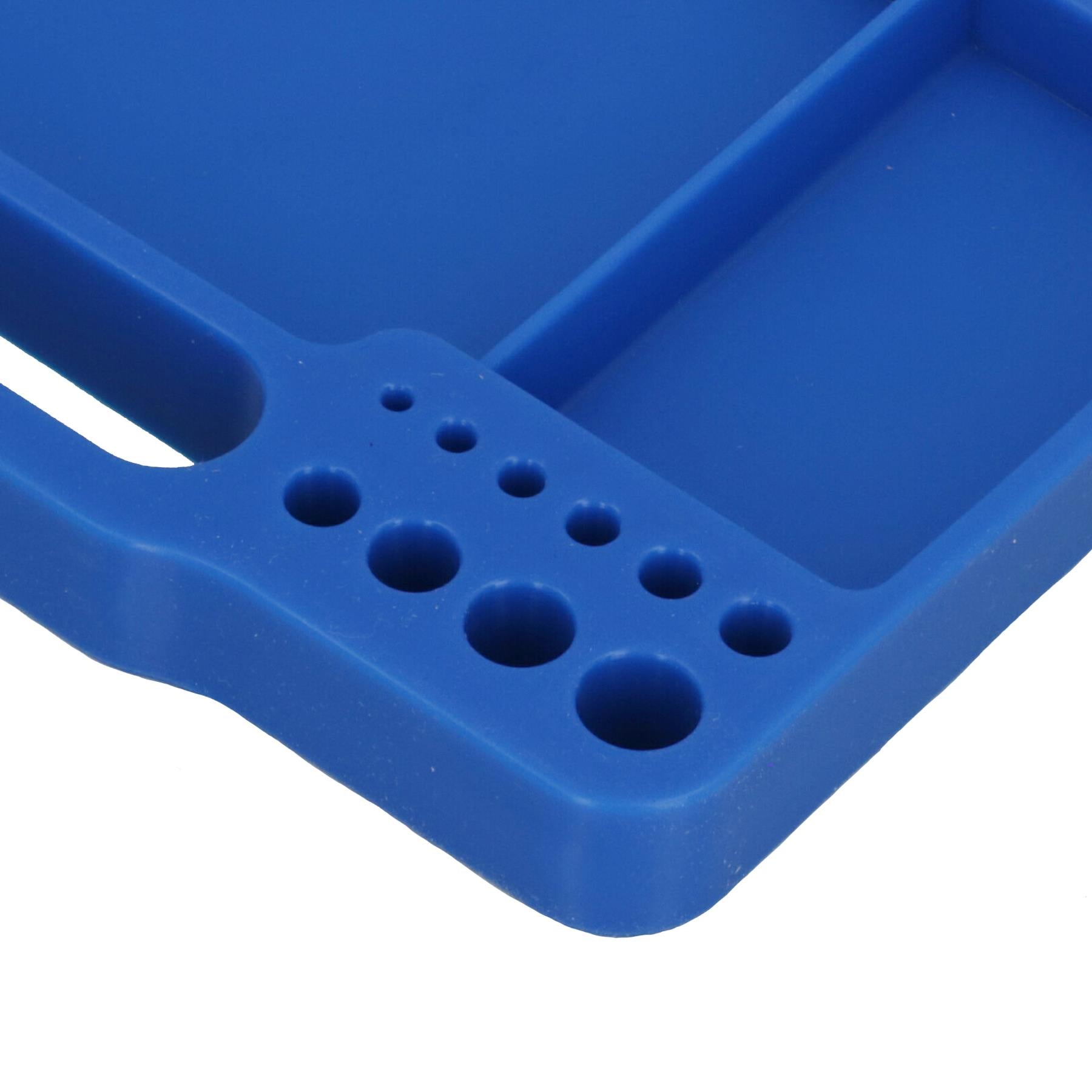 Plateau à outils flexible antidérapant avec compartiment magnétique pour pièces 227 mm x 357 mm
