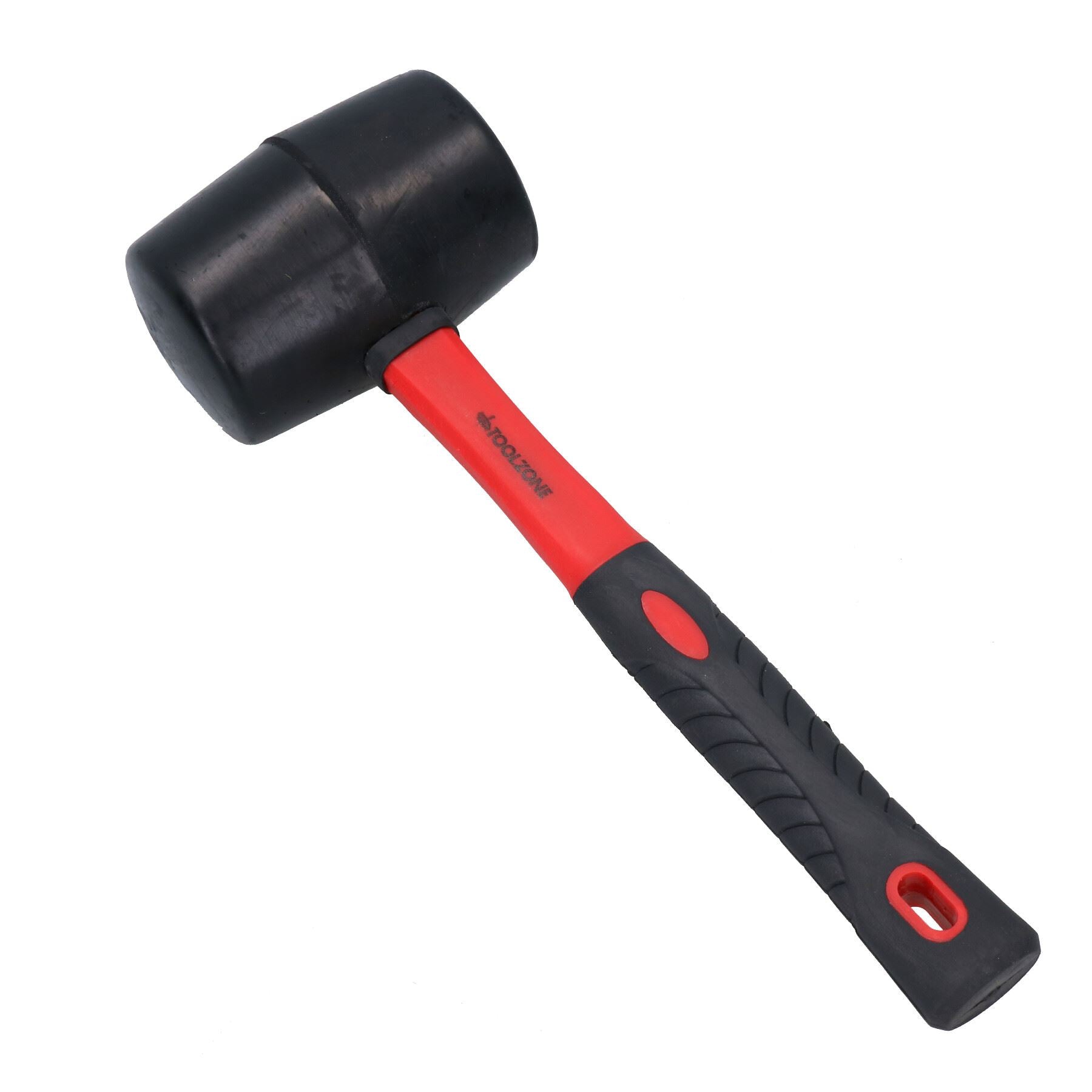 32oz schwarzer Gummihammer mit Fiberglasgriff, Hammerkopf ohne Spuren zu hinterlassen