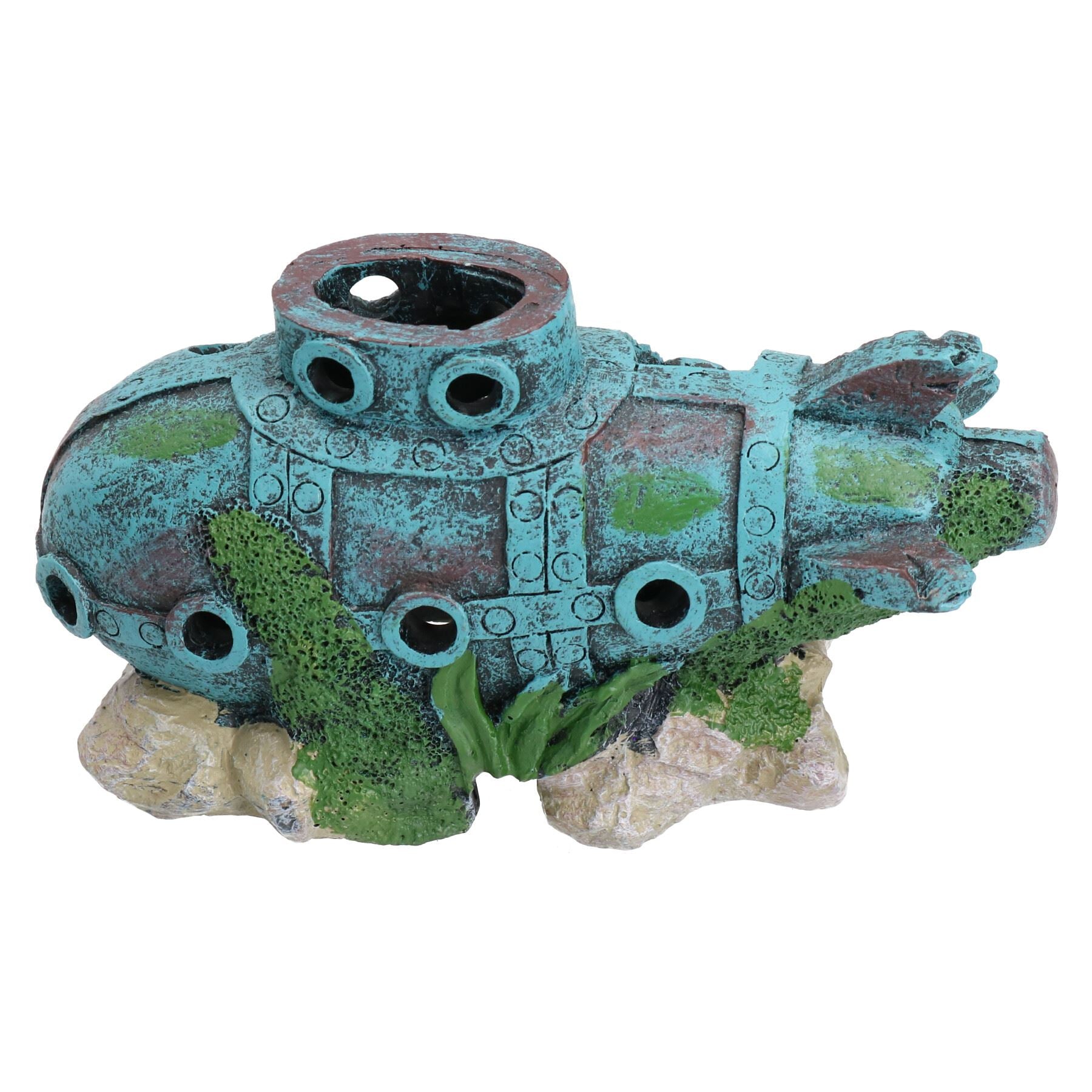 Décoration d'aquarium aquatique LED sous-marin 7x8x15cm