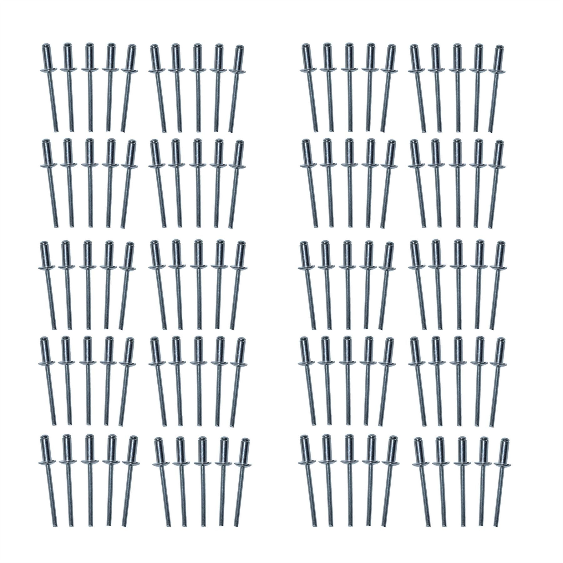 Ensemble de rivets aveugles en aluminium métriques pour fixation de 3,2 mm, 4,0 mm et 4,8 mm