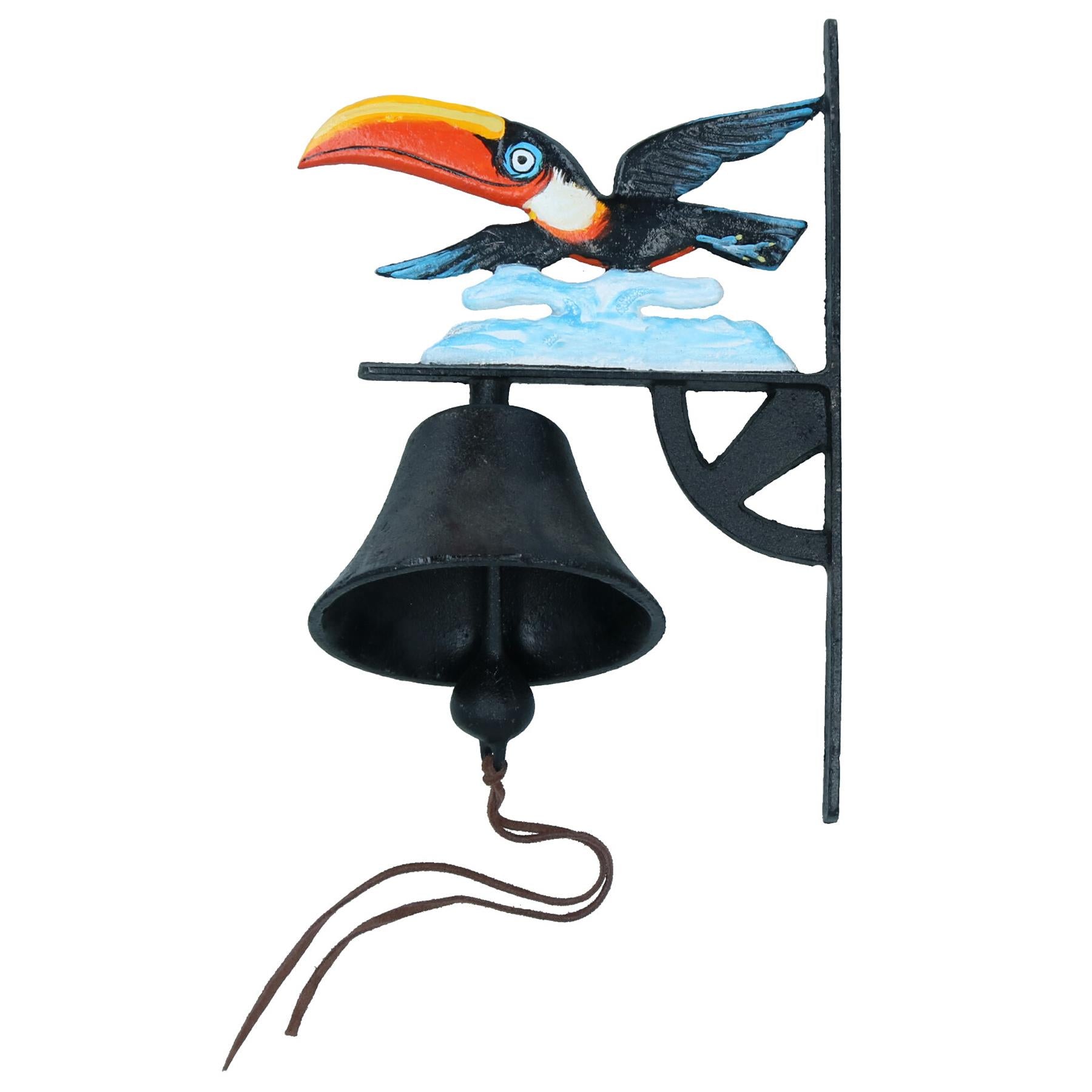 Guinness Toucan Bell Cast Iron Sign Door Wall Fence Gate House Doorway Home