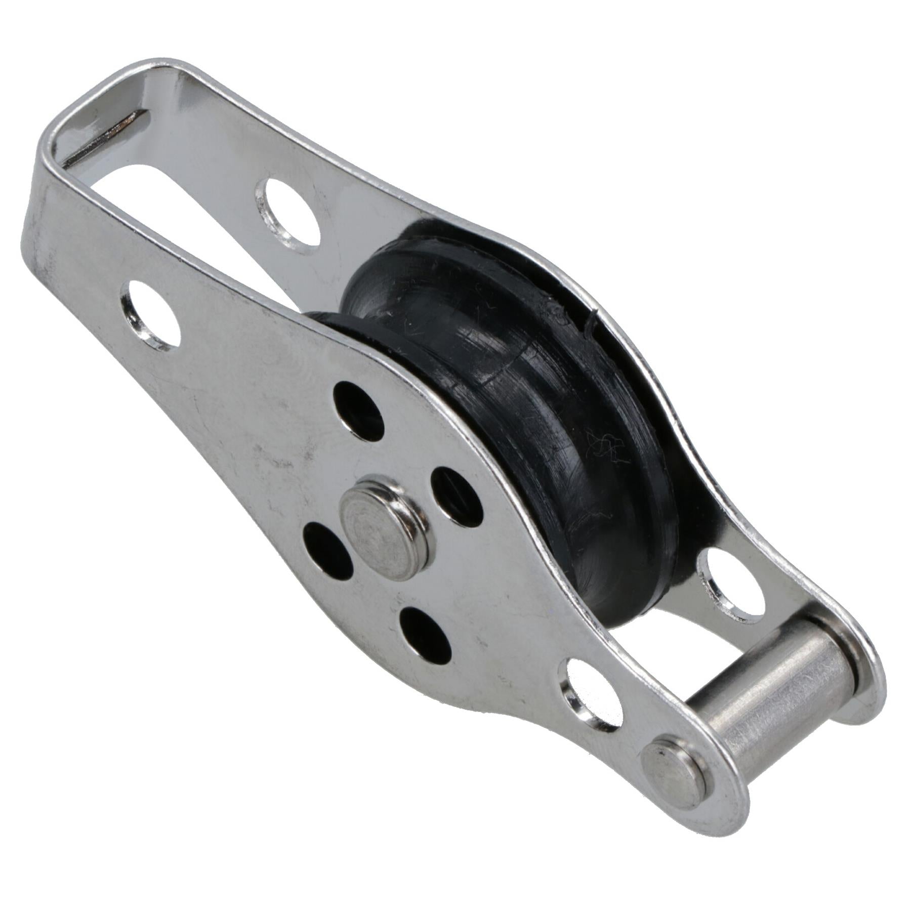 Marine Pulley Block With 25mm Diameter Nylon Wheel 316 Grade Stainless Steel