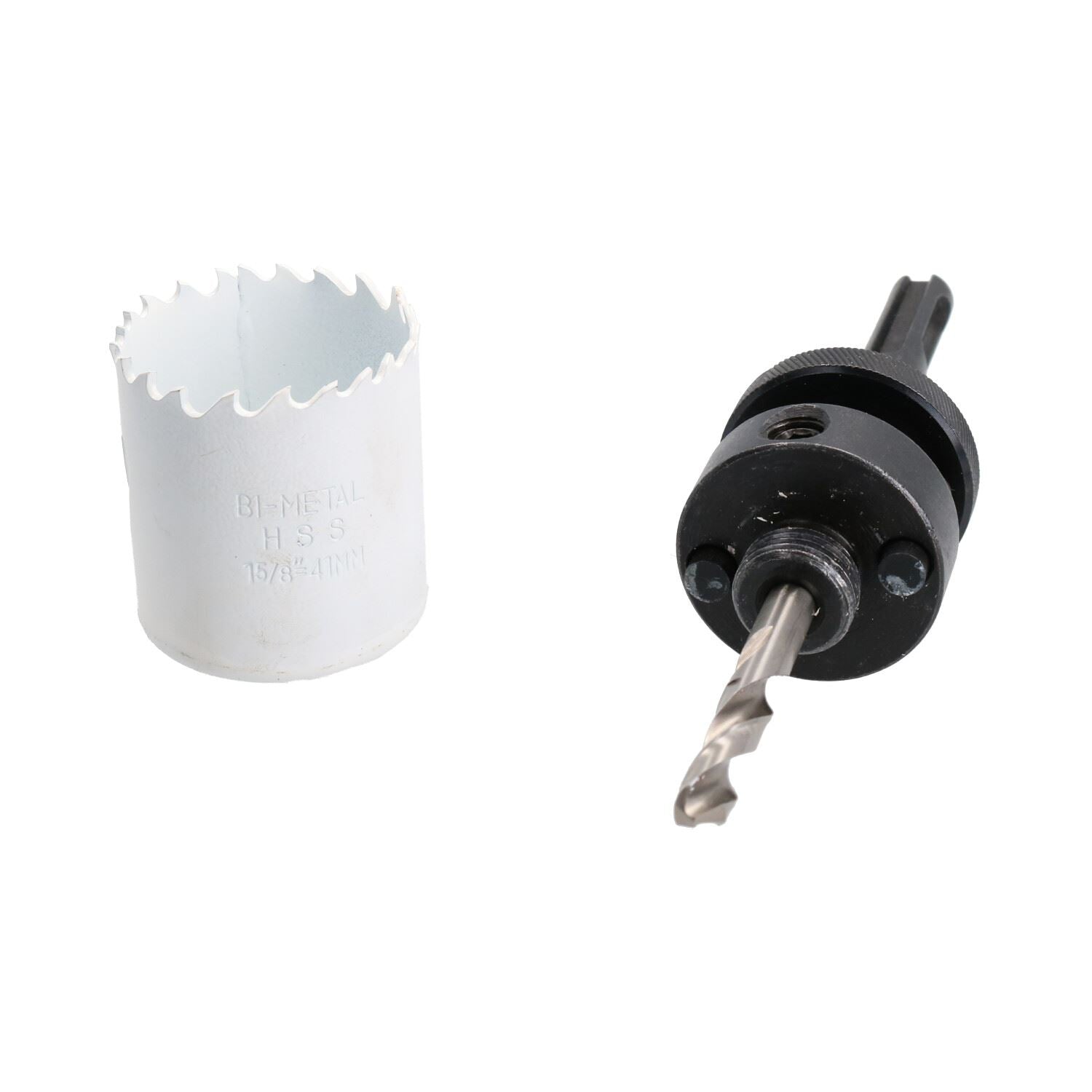 SDS-Plus-Dorndornaufsatz, komplett mit HSS-Lochsäge, 32 mm – 152 mm