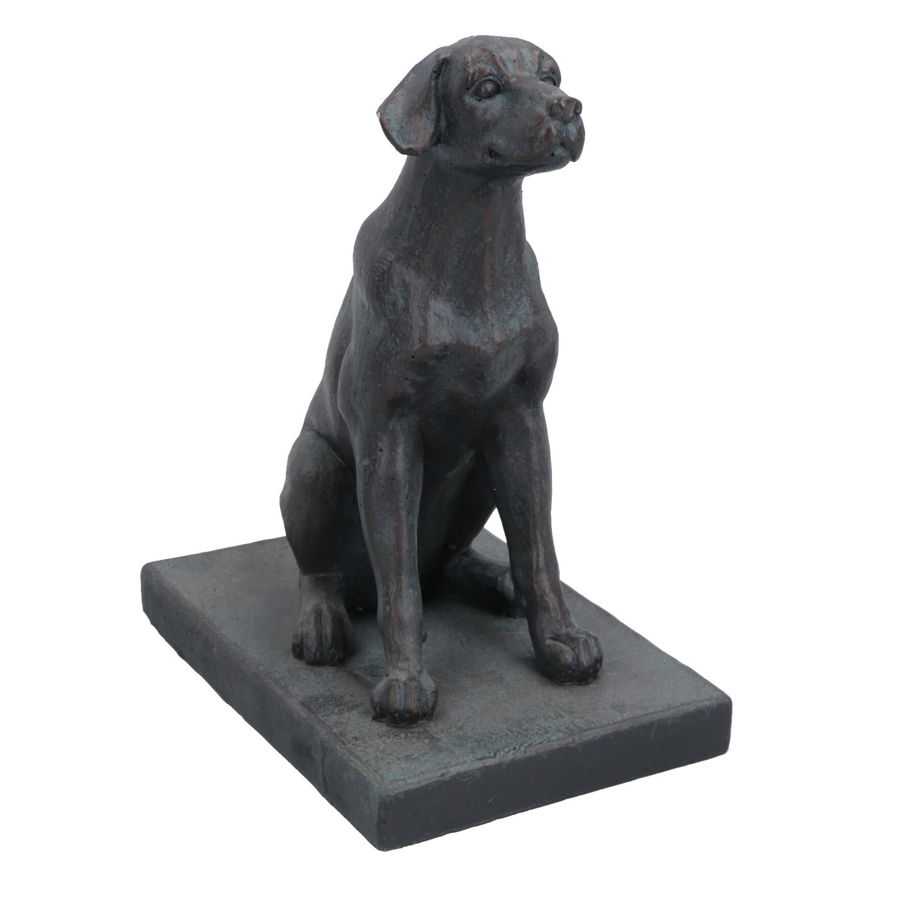 Dog Bookends Labrador Ornament Figurine Cast Iron Book Ends Stand Holder