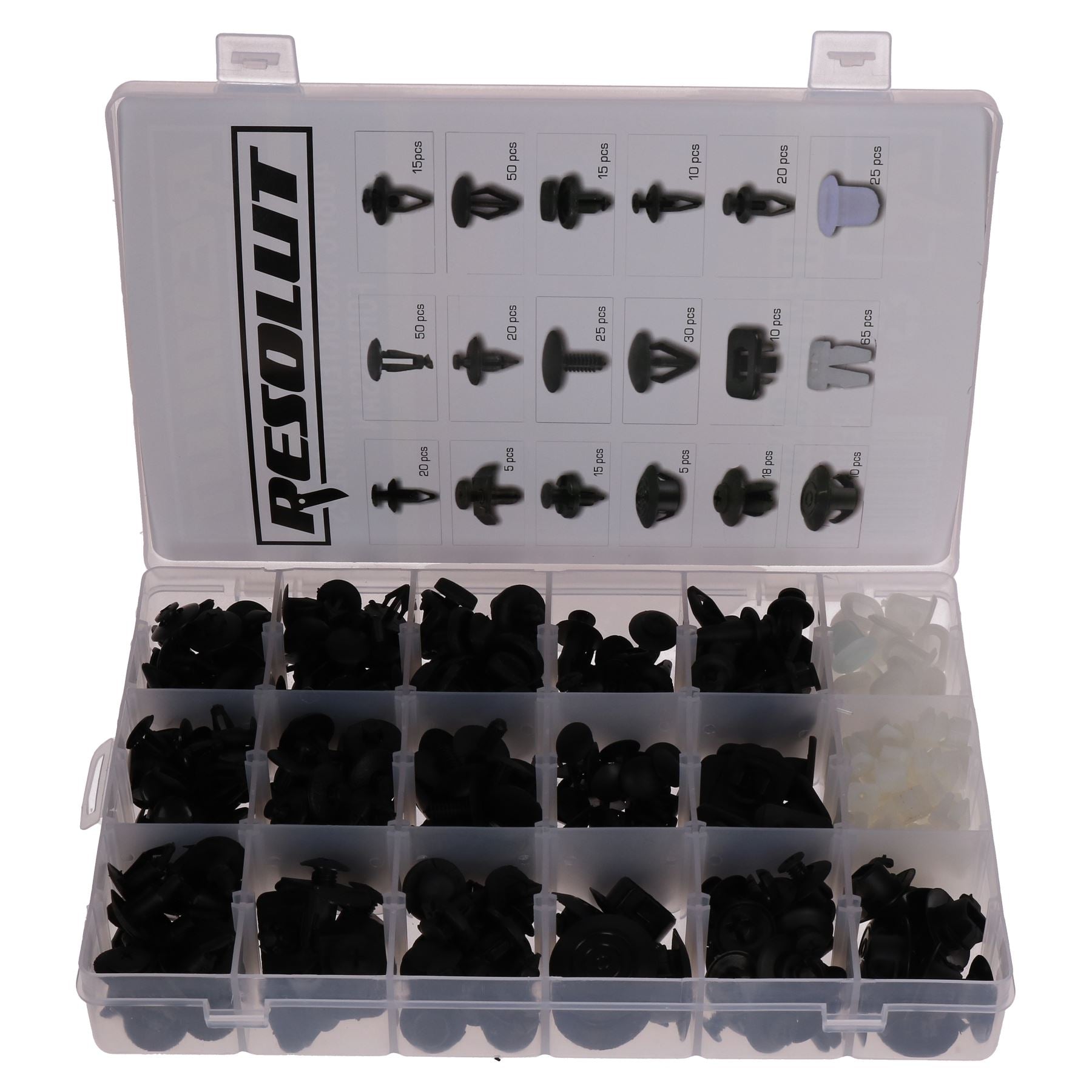 Clips de garniture Rivets de retenue Clip de retenue Œillet 408 pièces Fixations pour Nissan