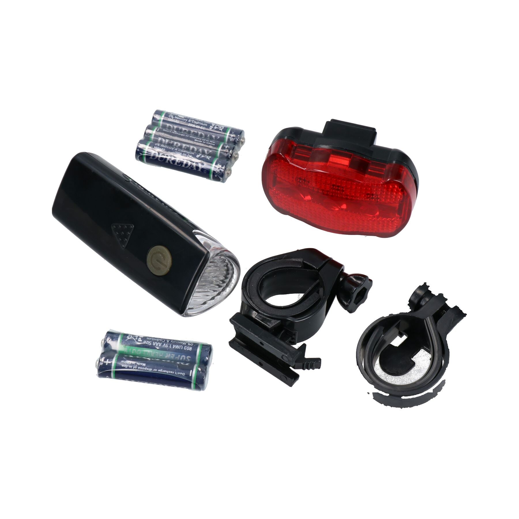 Feu avant et arrière à LED pour vélo de route avec support de montage