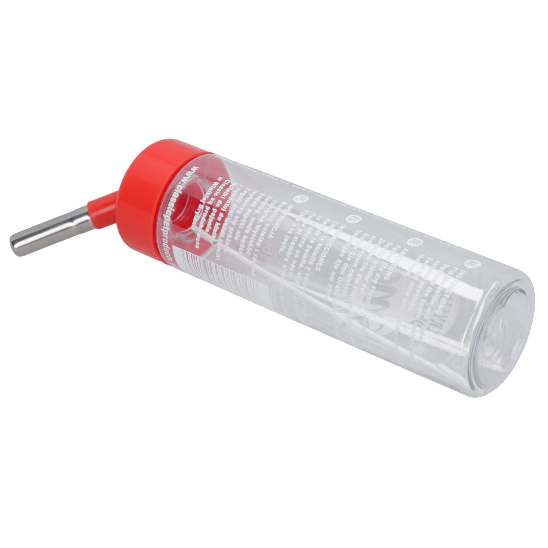 Bouteille d'eau antirouille à double boule résistante aux rongements pour hamster et gerbille de 150 ml