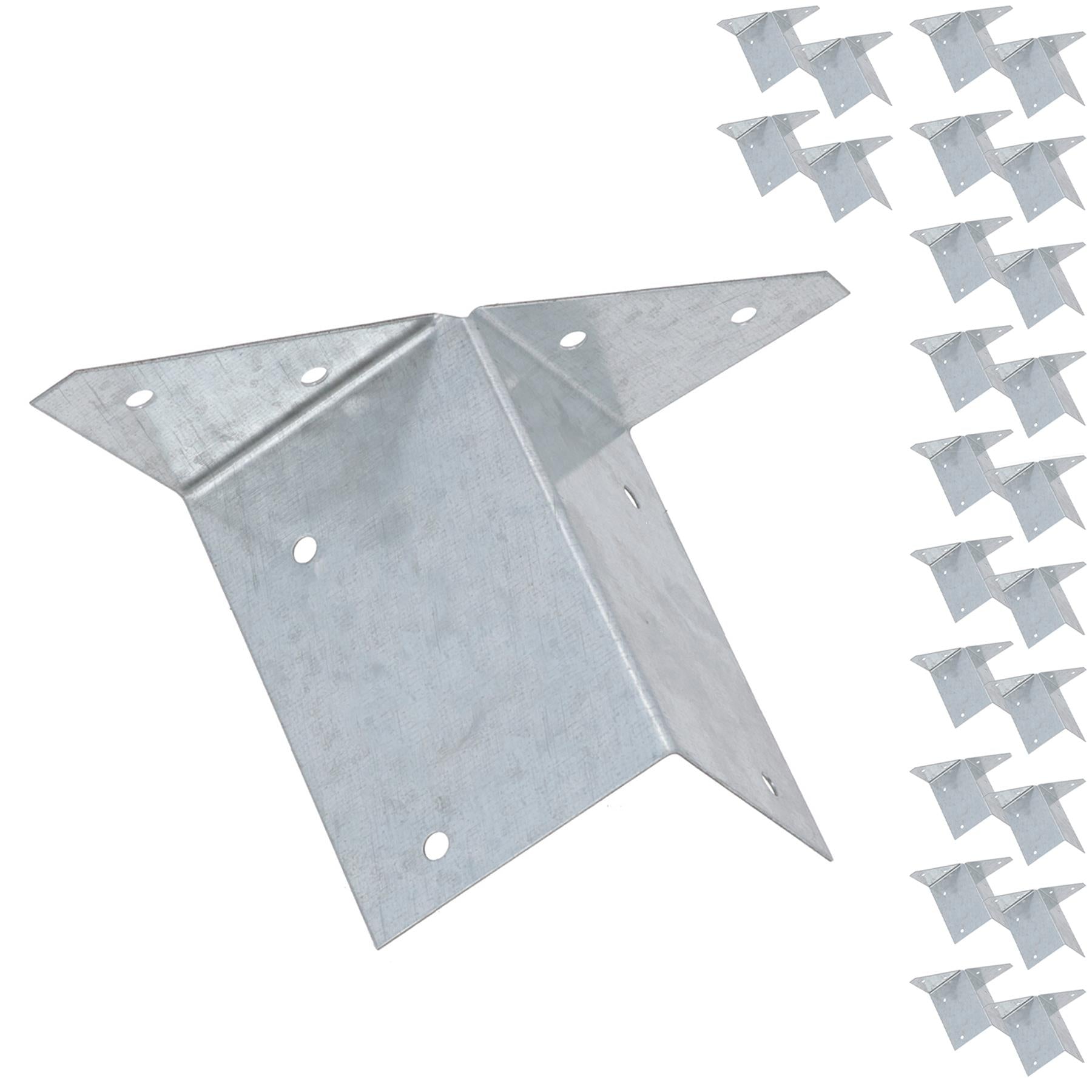 Arris Rail Bracket Fence Post Support Galvanised 100mm, 225mm or 300mm