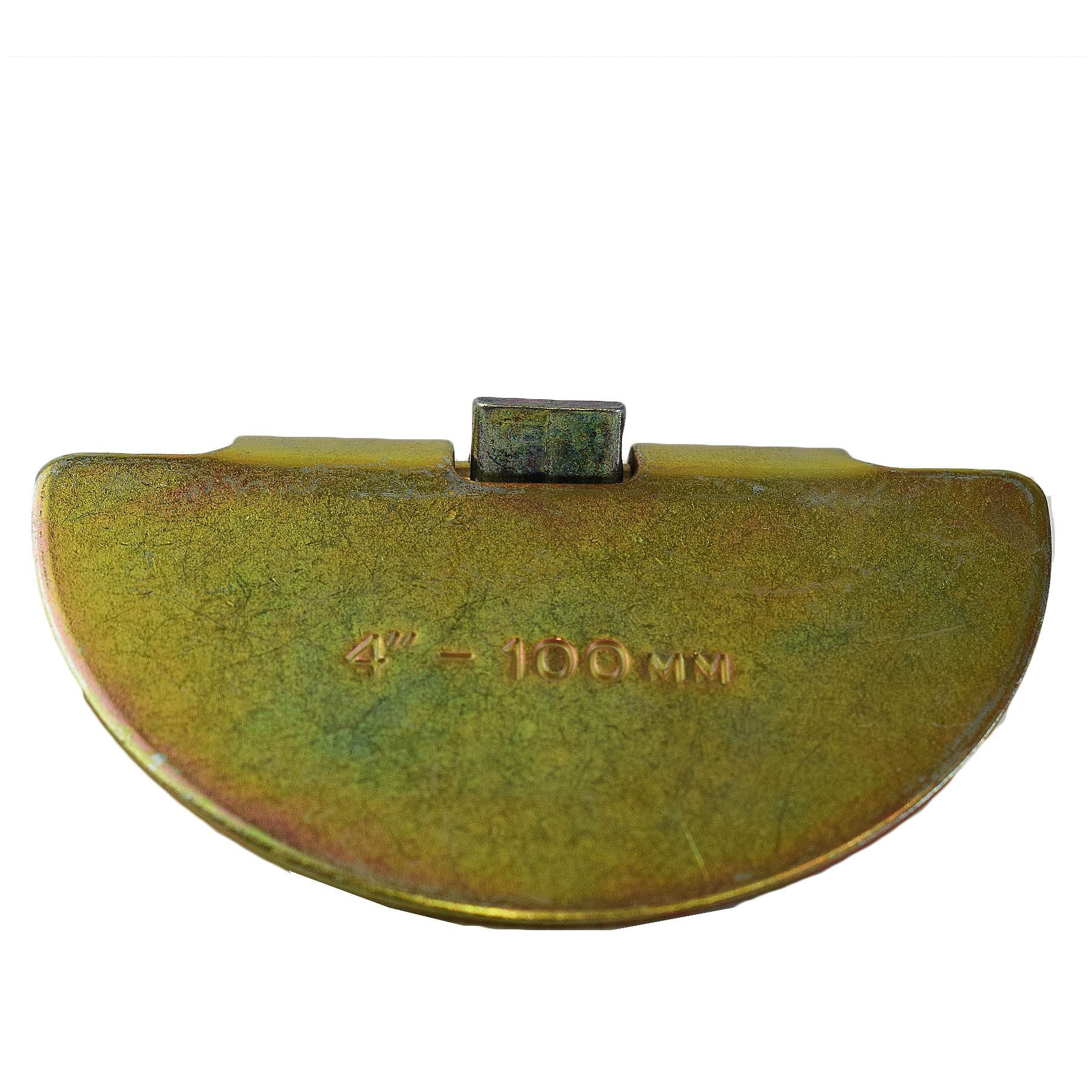 Grattoir à gouttes 4" (100 mm) pour gouttière de drainage, mousse, débris, tige de fixation pour débouchage